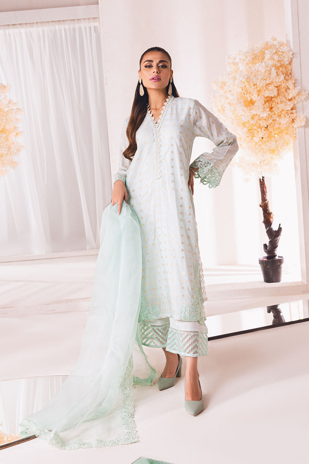 Regal Rush | Azure Ensembles Chiffon 3PCS 2023