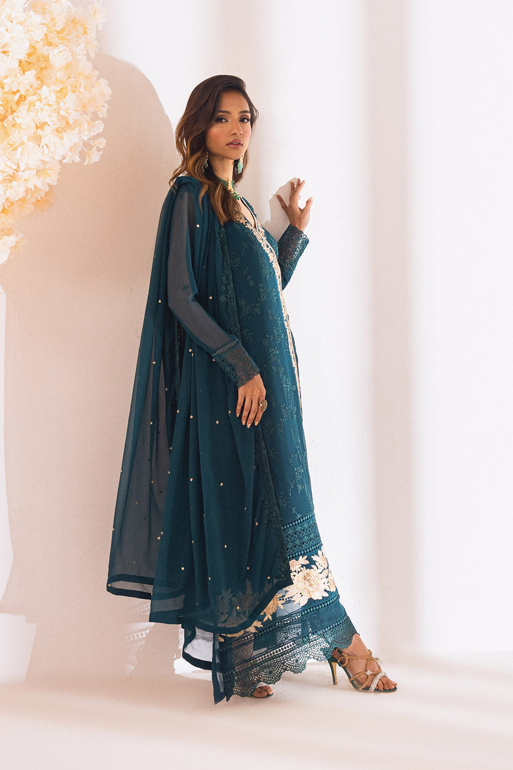 Royal Meadow | Azure Ensembles Chiffon 3PCS 2023