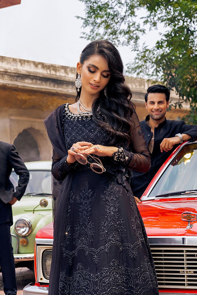 RAAT RANI | Mushq Hawa Mahal Tissue De Luxe ‘21 | Unstitched Embroidered Chiffon Suits