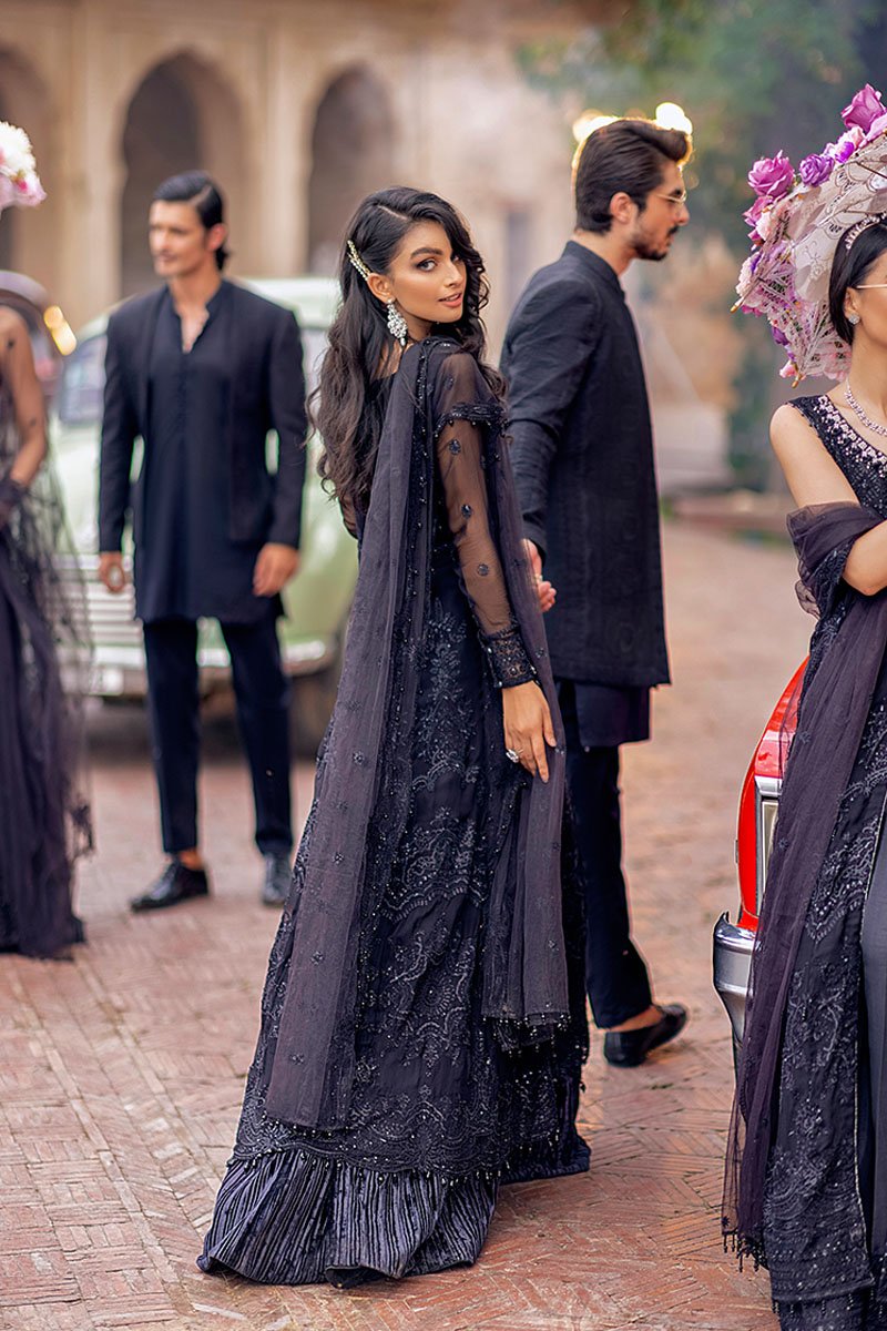 RAAT RANI | Mushq Hawa Mahal Tissue De Luxe ‘21 | Unstitched Embroidered Chiffon Suits
