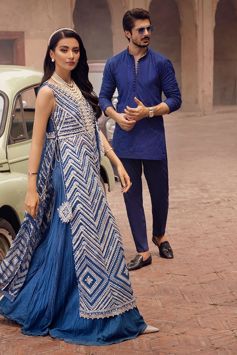 KANWAL | Mushq Hawa Mahal Tissue De Luxe ‘21 | Unstitched Embroidered Chiffon Suits