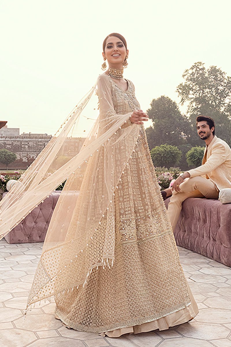 CHAMELI | Mushq Hawa Mahal Tissue De Luxe ‘21 | Unstitched Embroidered Chiffon Suits