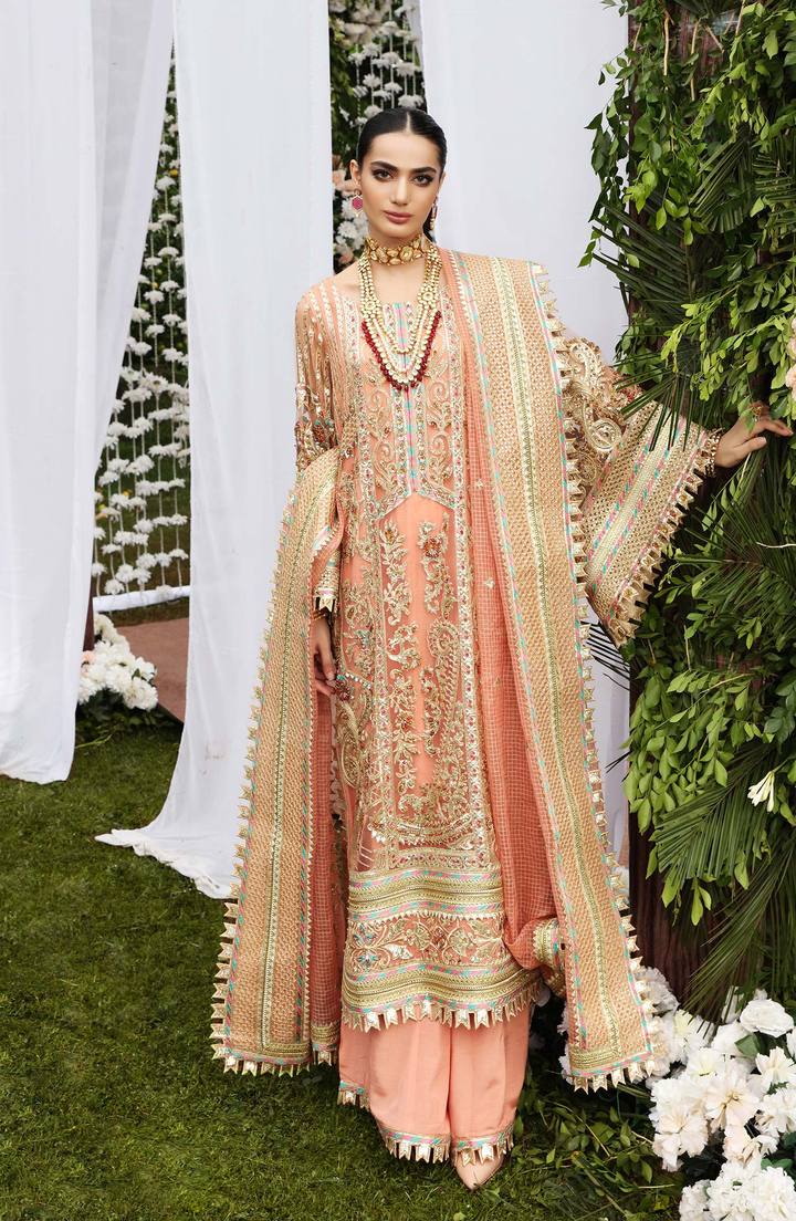 SFD0055 DAY DREAM | Shamrock Premium Resplendent Luxury Wedding Collection 2021 | Unstitched Embroidered Organza Suits