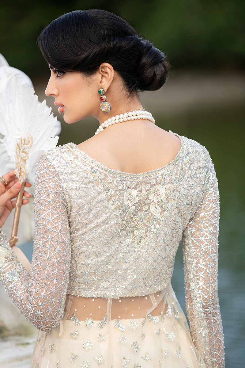 Ember TDL22-04 | Mushq Serendipity Trousseau De Luxe 2022 Luxury Wedding Collection | Embroidered Net Suits
