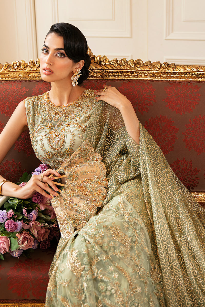 Julie TDL22-07 | Mushq Serendipity Trousseau De Luxe 2022 Luxury Wedding Collection | Embroidered Net Suits