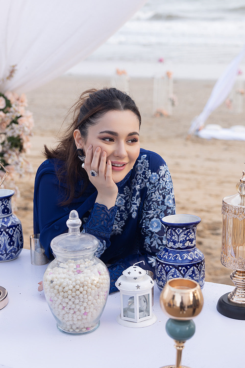 Sapphire Sun | Azure Ensembles Chiffon 3PCS 2023