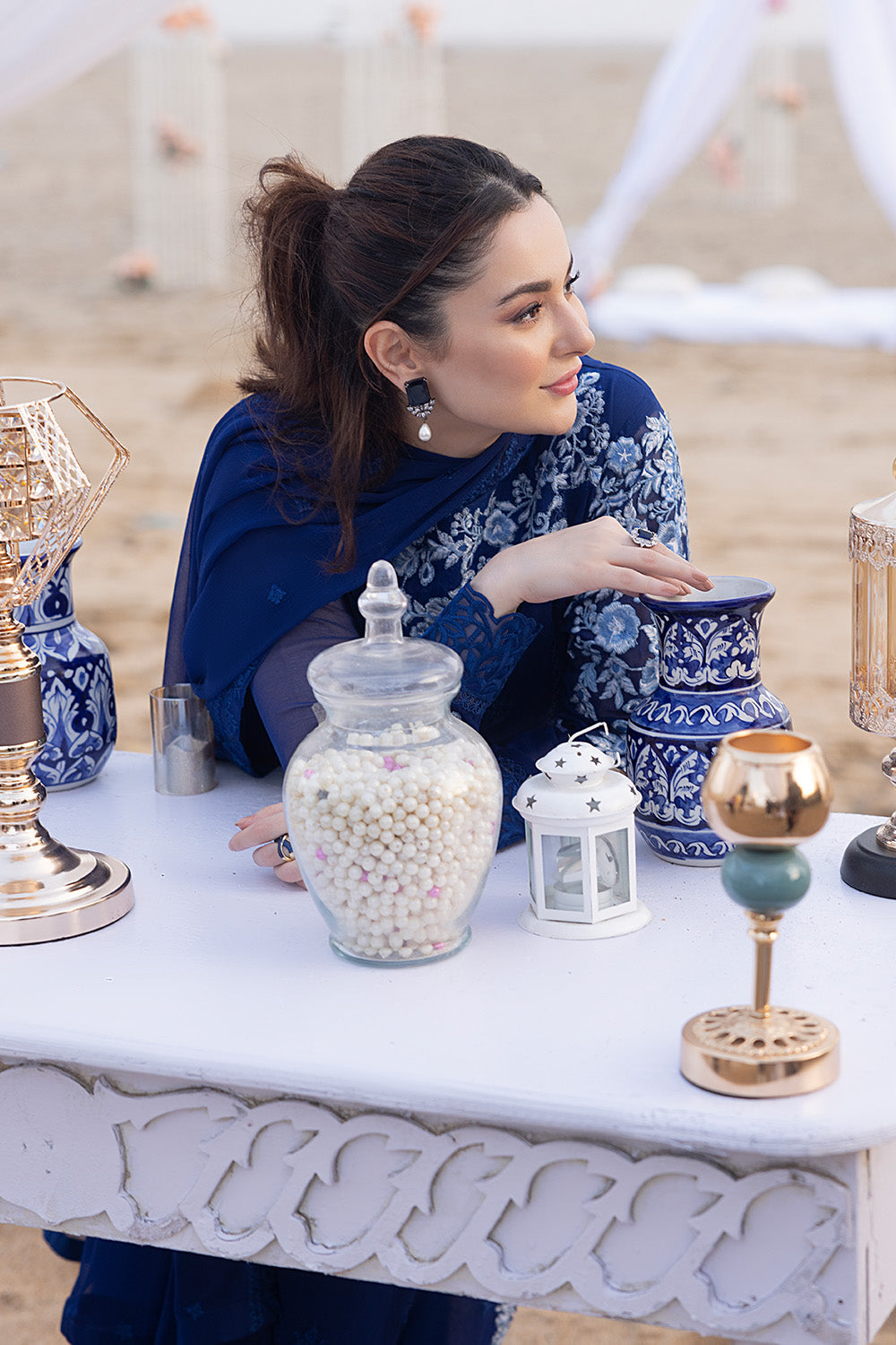 Sapphire Sun | Azure Ensembles Chiffon 3PCS 2023