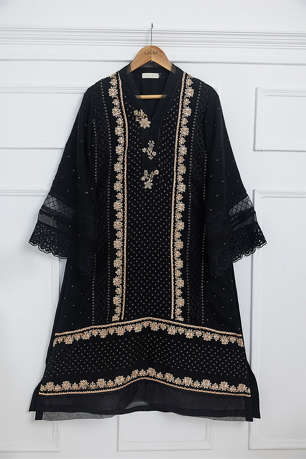 Smoky Night | Azure Ensembles Chiffon 3PCS 2023