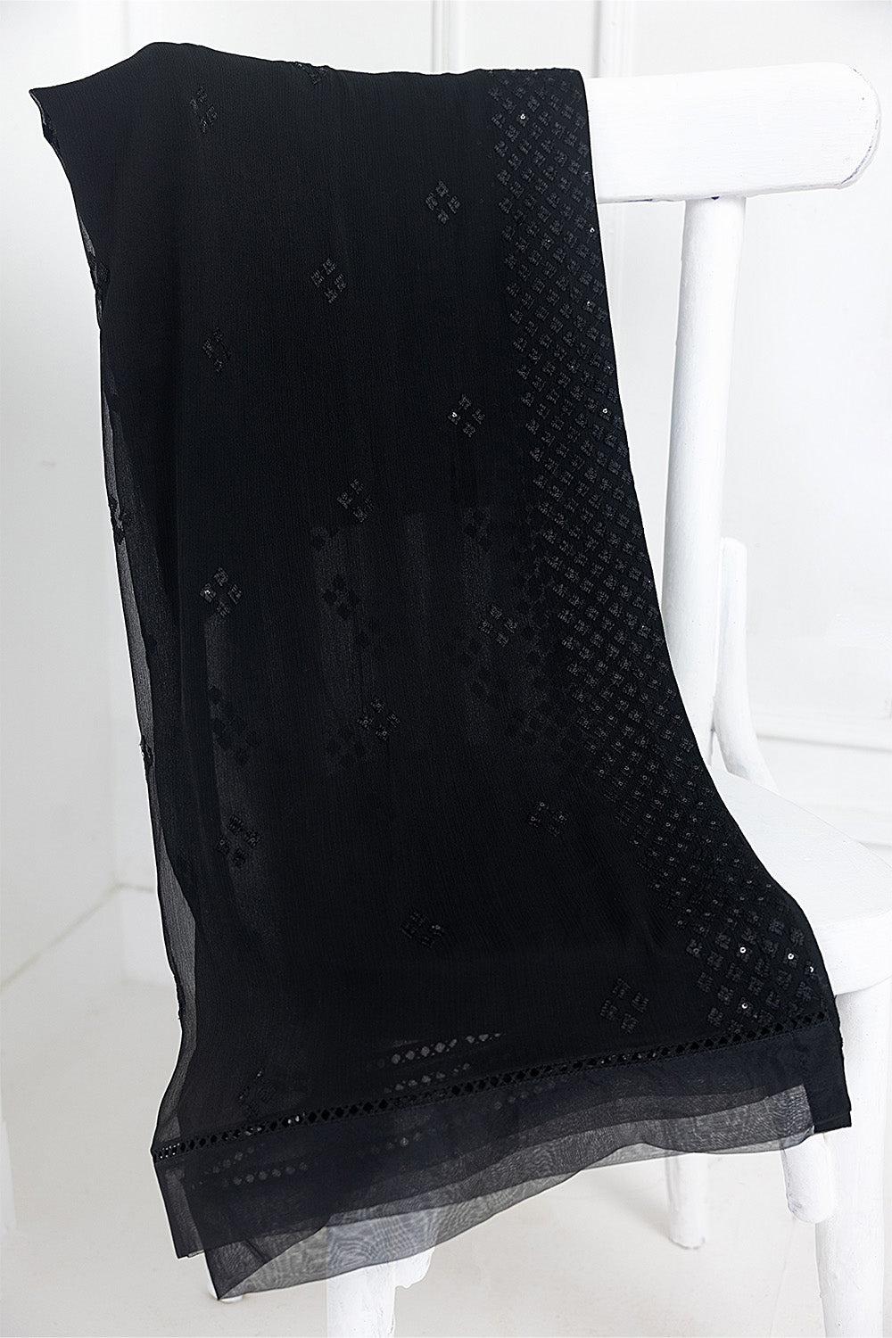 Smoky Night | Azure Ensembles Chiffon 3PCS 2023
