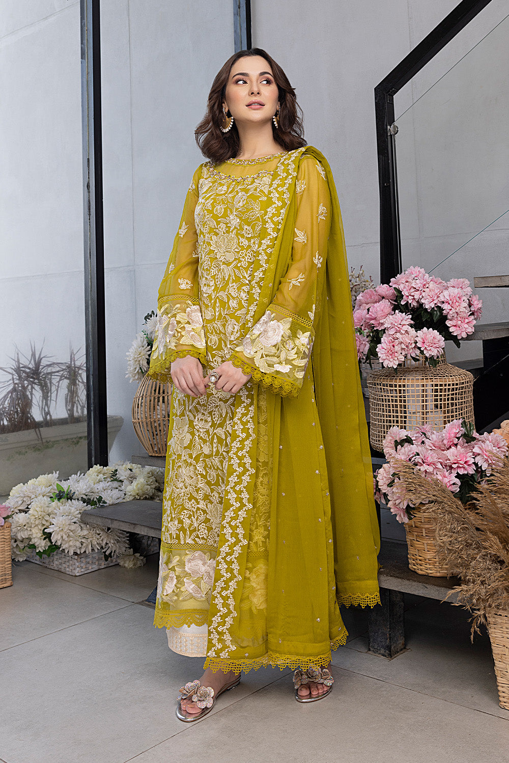 Sunflower | Azure Ensembles Chiffon 3PCS 2023
