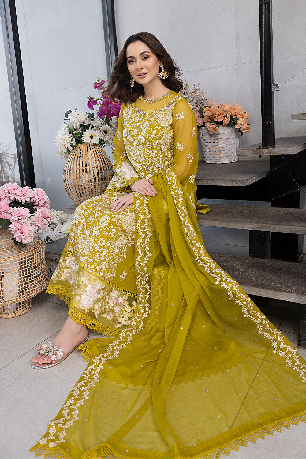 Sunflower | Azure Ensembles Chiffon 3PCS 2023