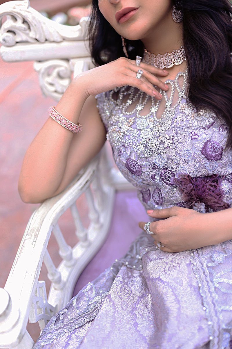 ARWA | Mushq Dhee Rani Trousseau De Luxe Luxury Wedding Collection 2021 | Unstitched Embroidered Net Suits