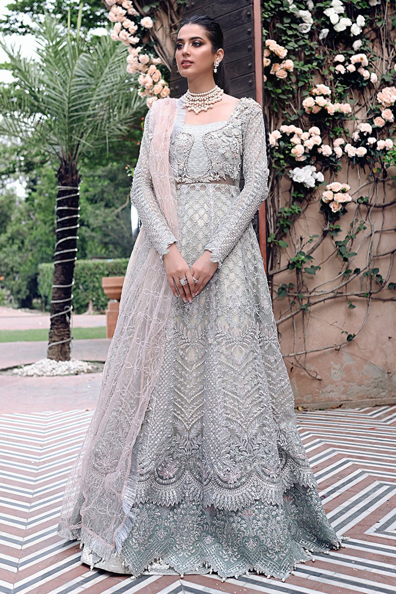 NADA | Mushq Dhee Rani Trousseau De Luxe Luxury Wedding Collection 2021 | Unstitched Embroidered Net Suits