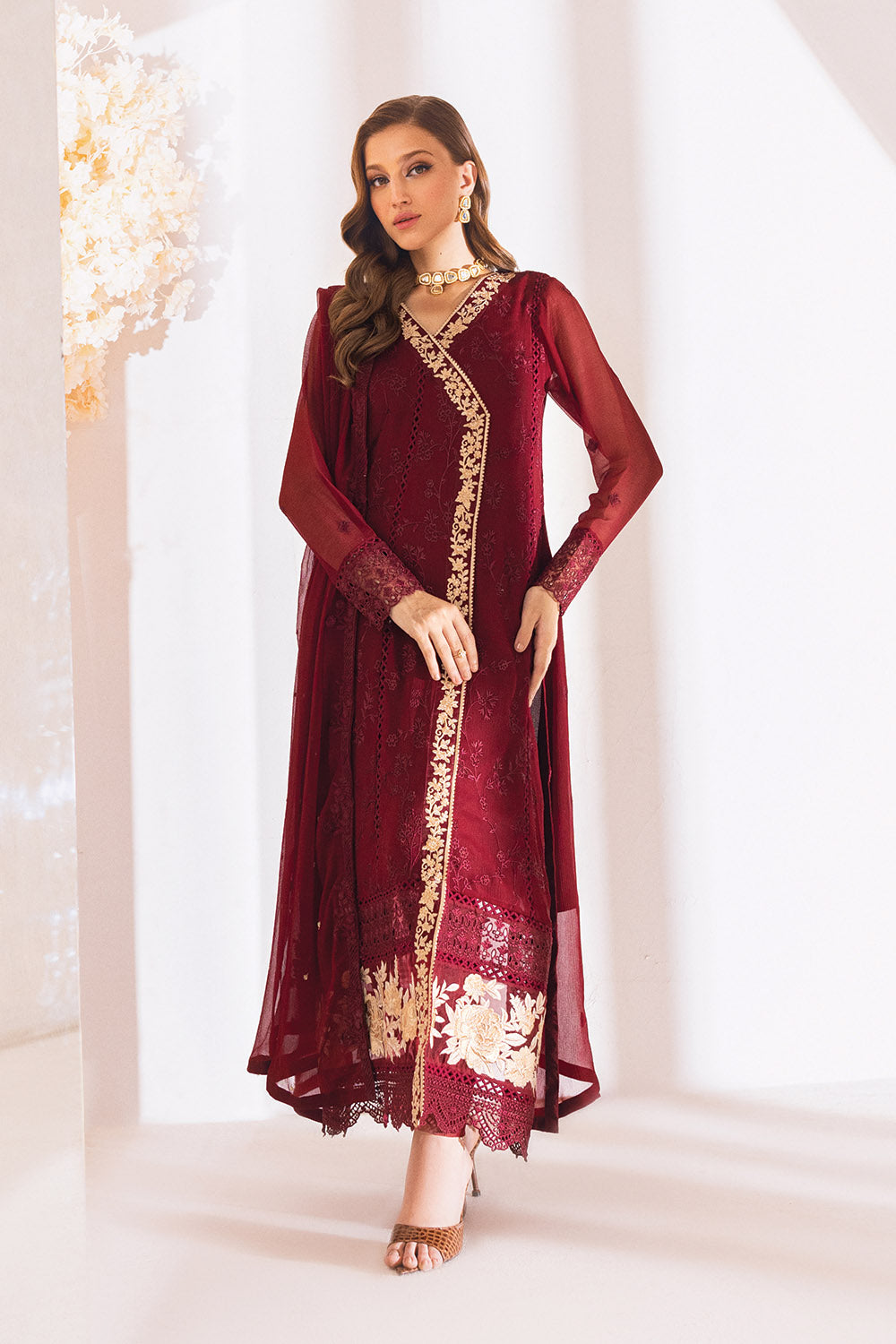 Tempting Berry | Azure Ensembles Chiffon 3PCS 2023