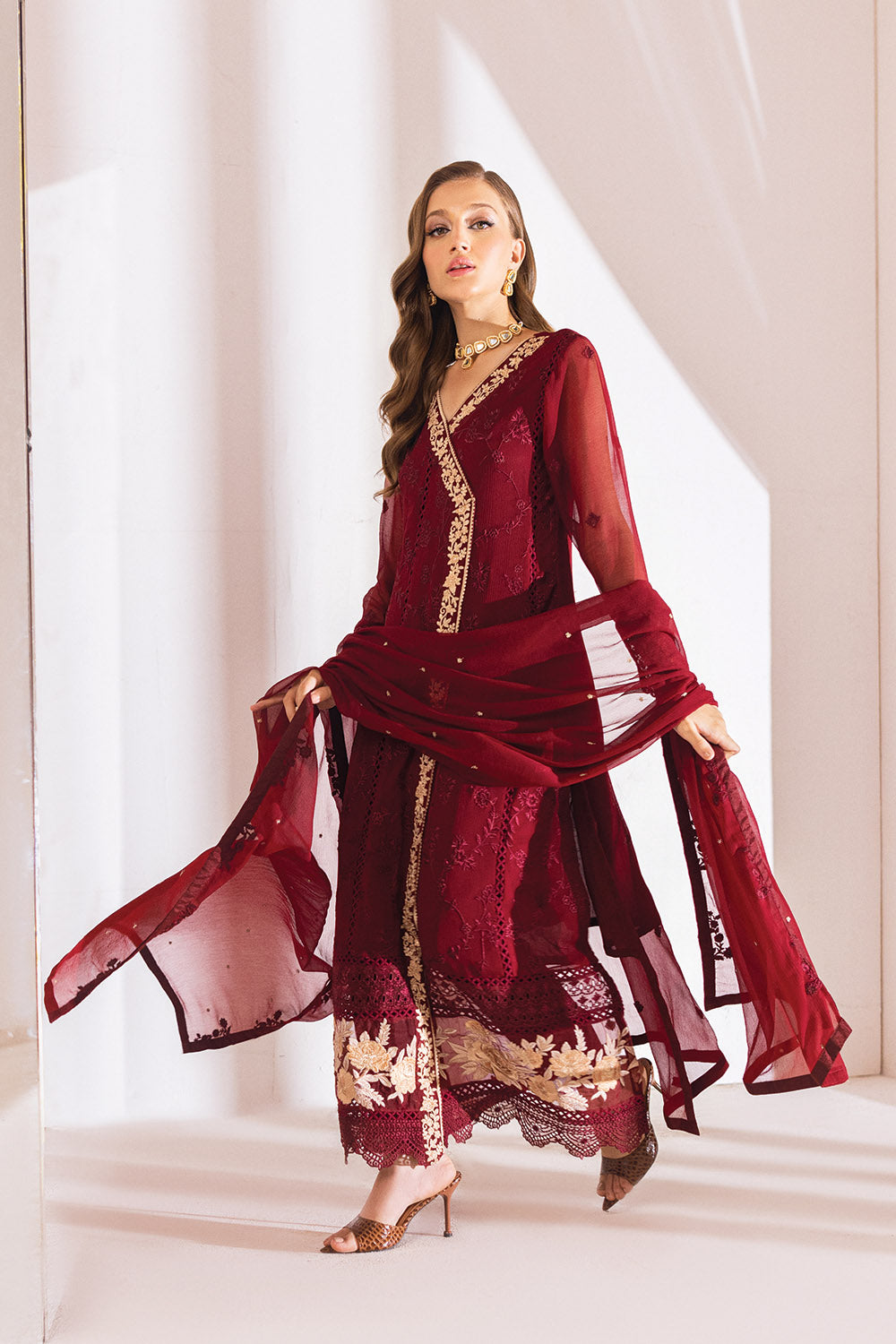 Tempting Berry | Azure Ensembles Chiffon 3PCS 2023