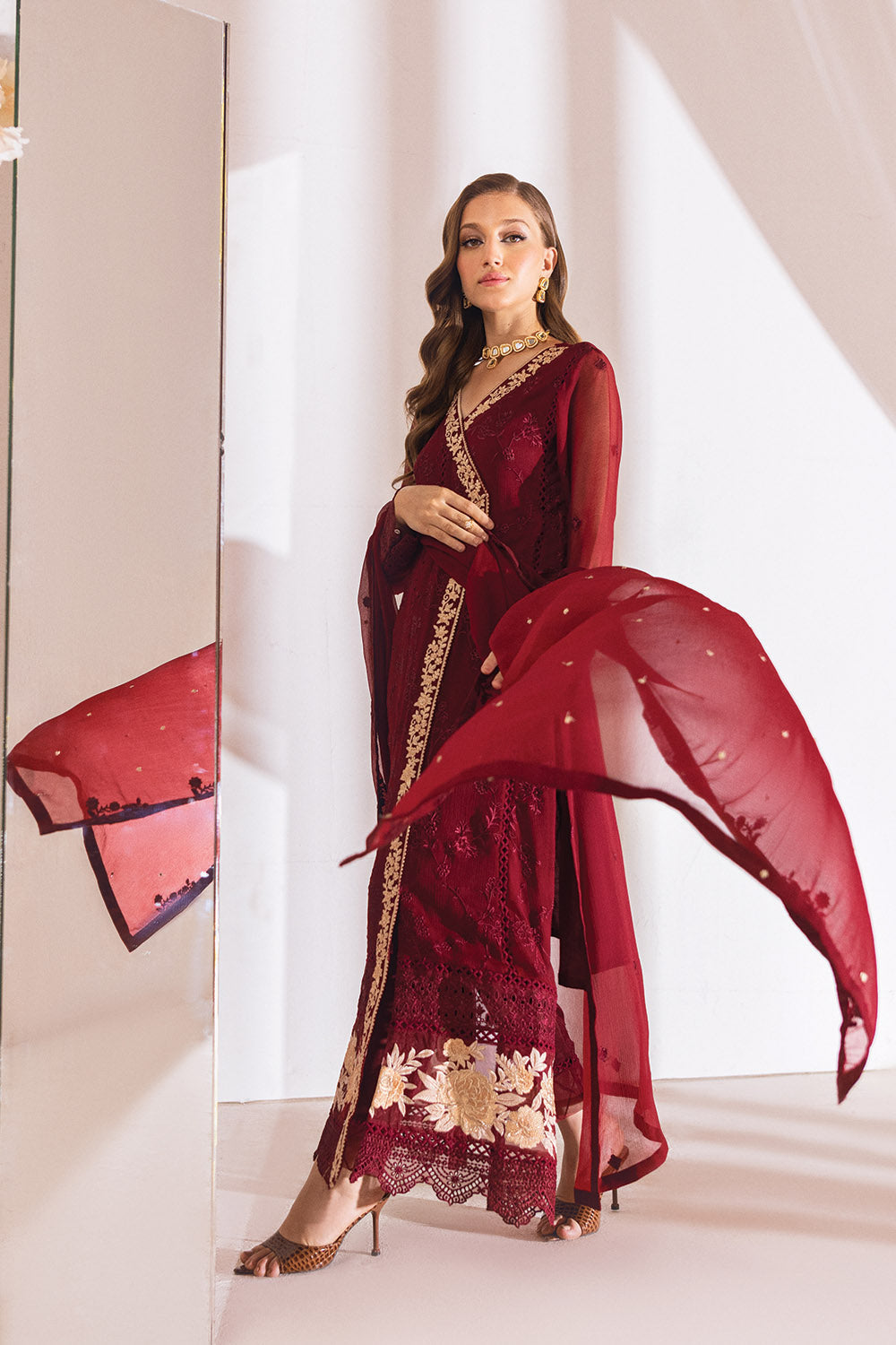 Tempting Berry | Azure Ensembles Chiffon 3PCS 2023