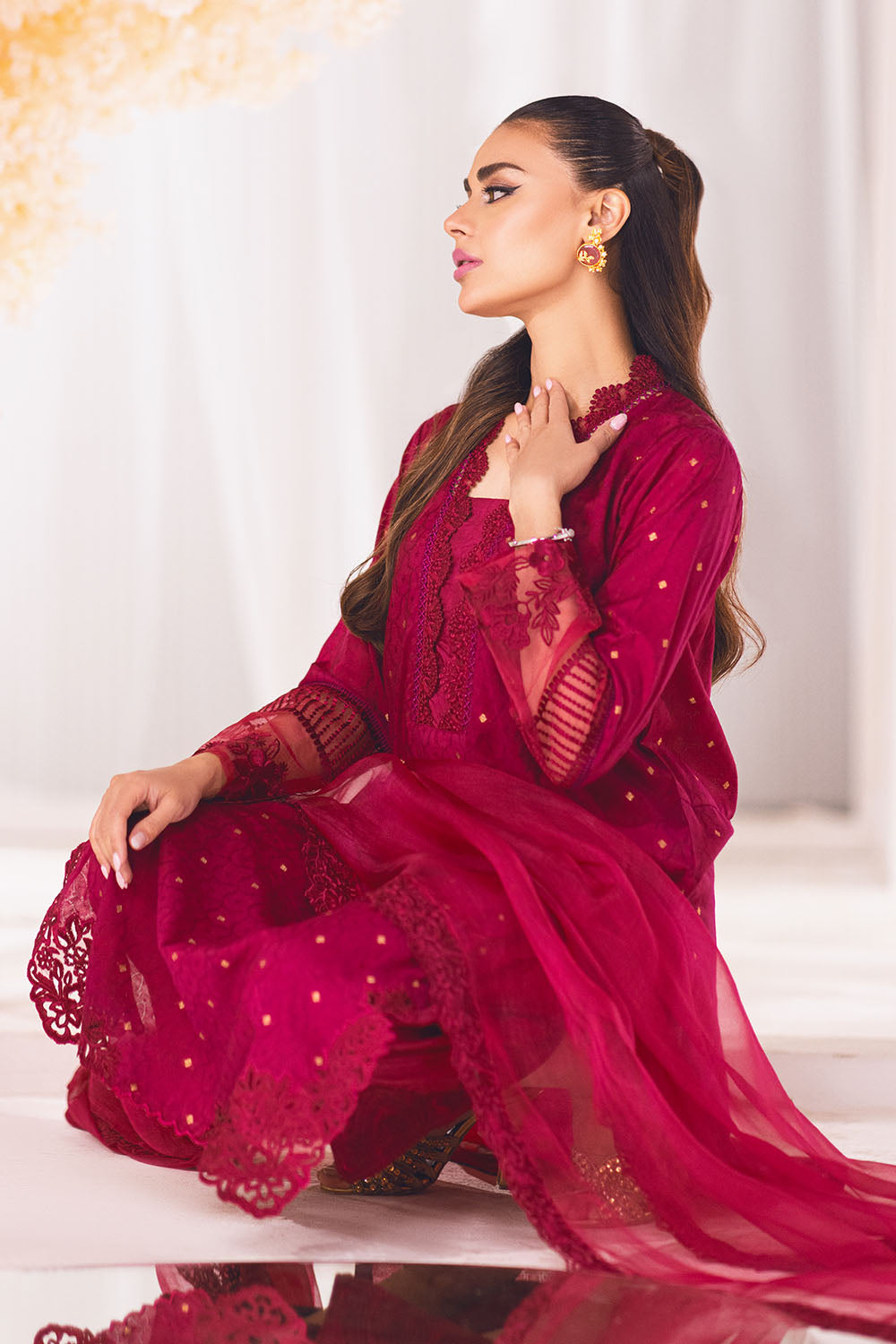 Tulip Tales | Azure Ensembles Chiffon 3PCS 2023