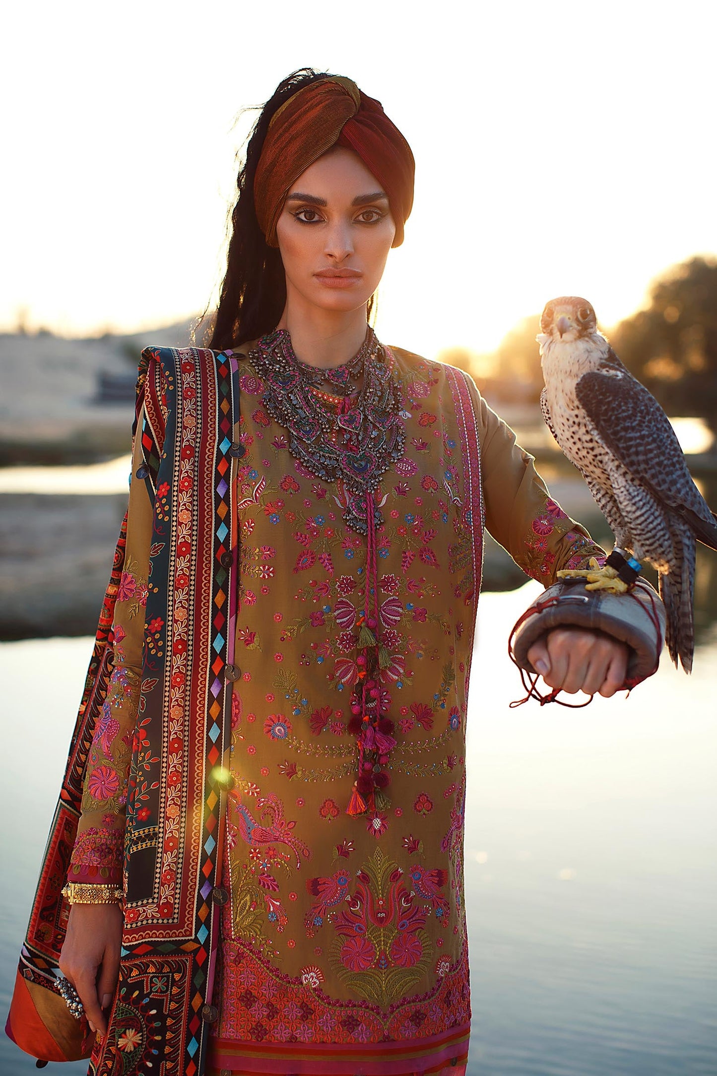 EL22-14 A (LYANNA) | Elan Lawn 2022 | Unstitched Embroidered Lawn Suit