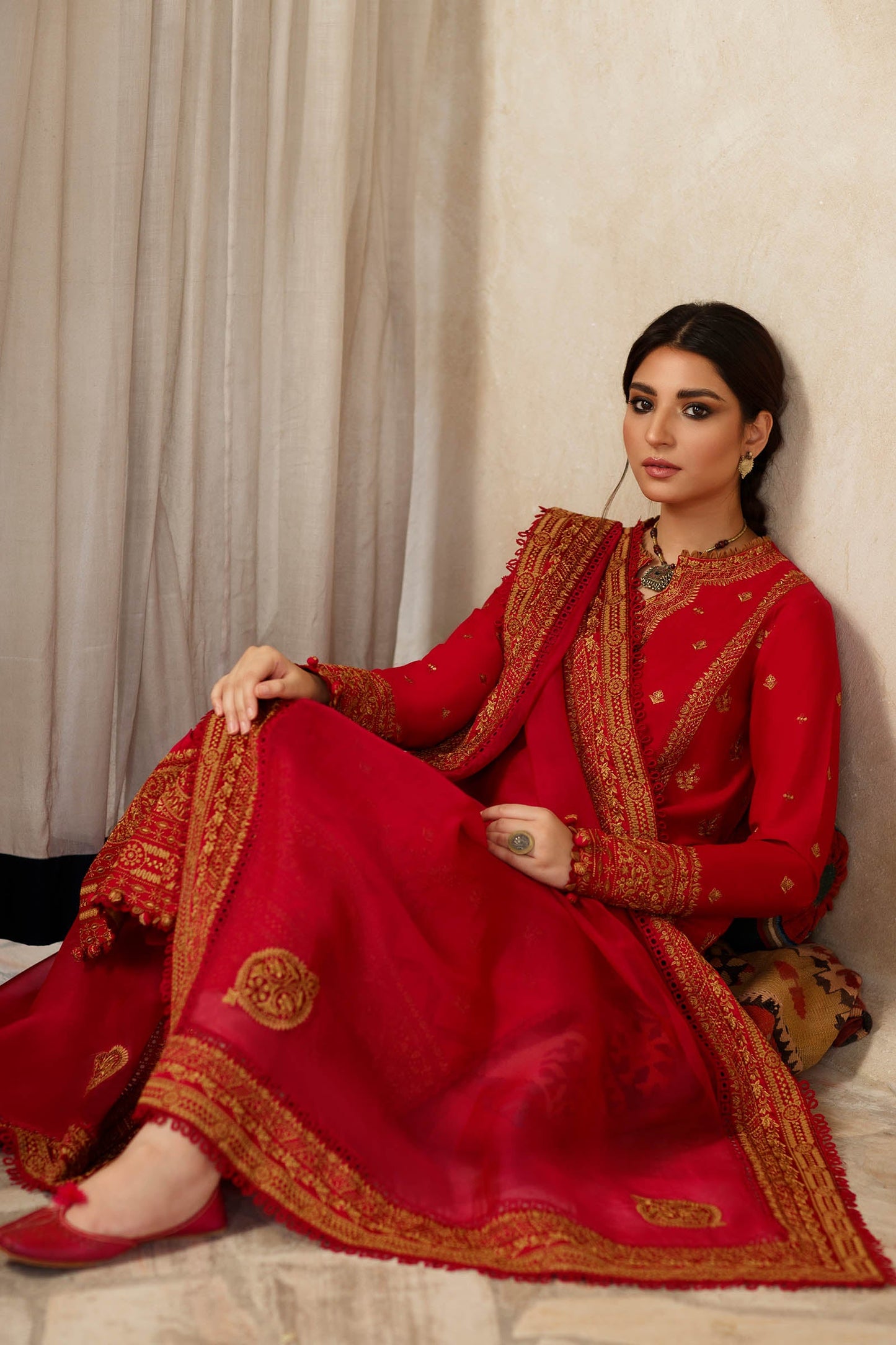 NEGIN (ZL22-14 A) | Zaha Summer Lawn Collection 2022 | Unstitched Embroidered Lawn Suits