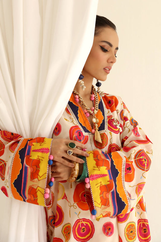 MORAY (ZRW-20947) | Zaha RTW Poplin Collection 2023 | Stitched Lawn Cambric Cotton Suits