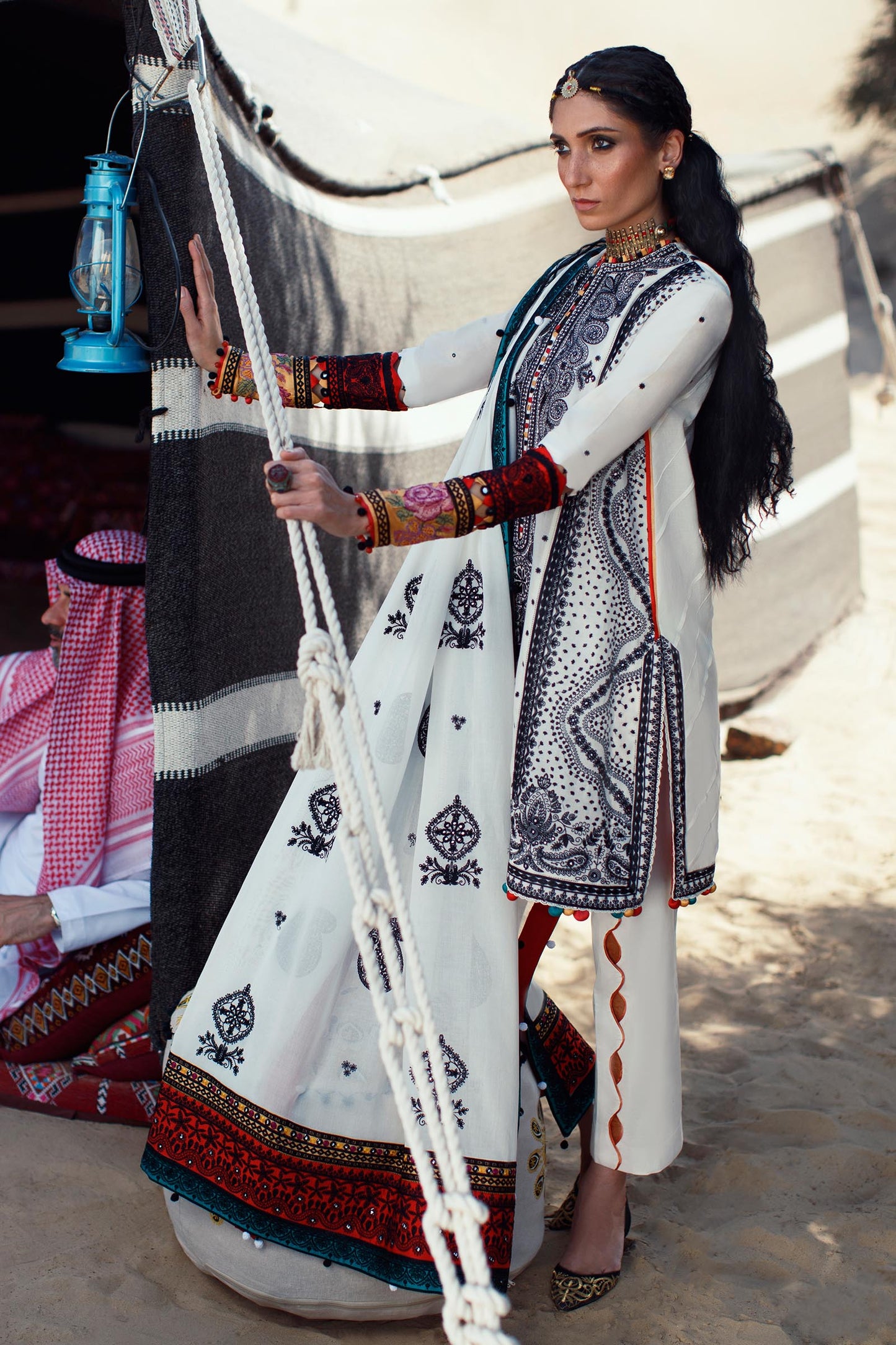 EL22-05 A (REEM) | Elan Lawn 2022 | Unstitched Embroidered Lawn Suit