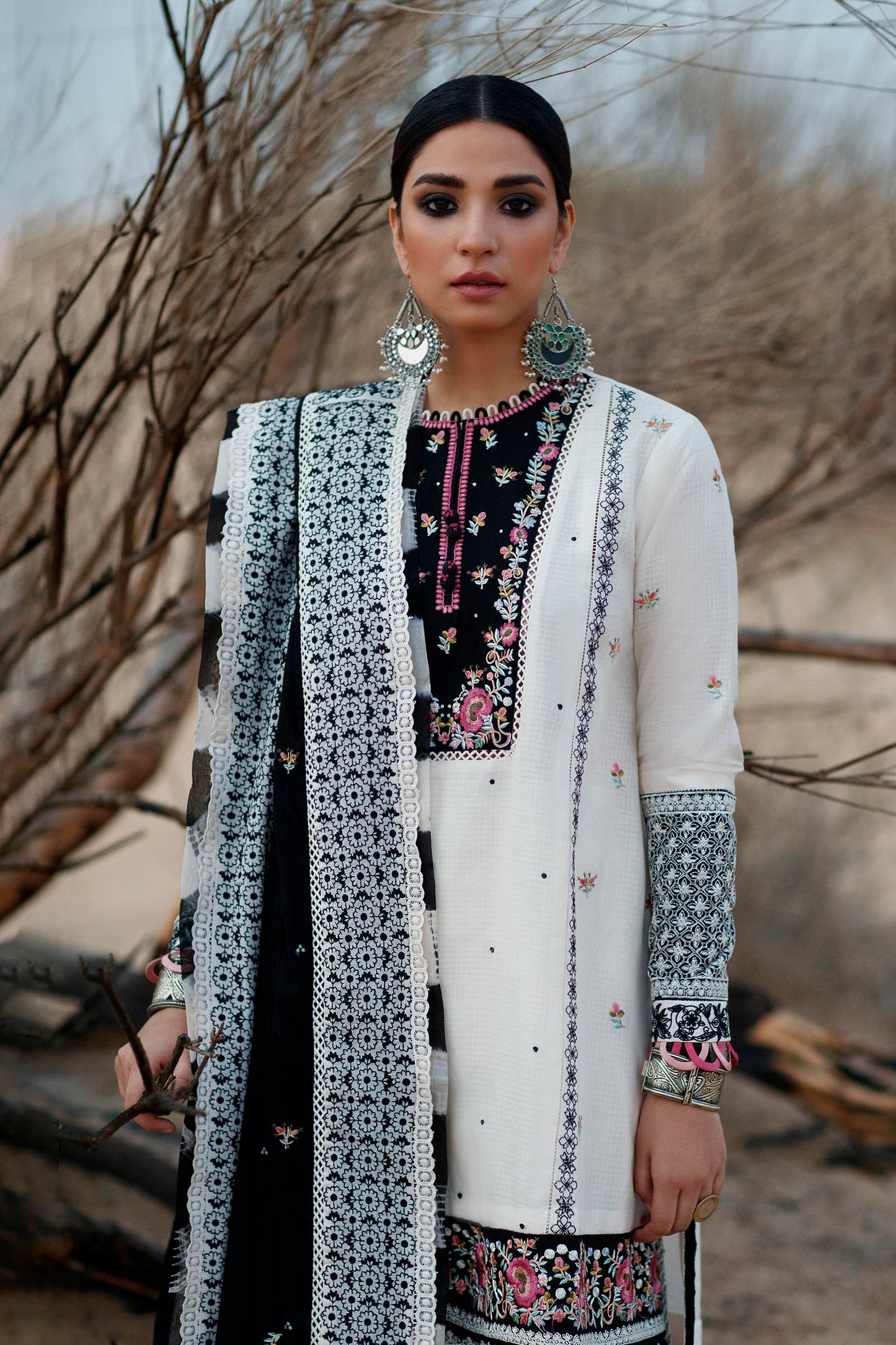 AVIZEH (ZL22-15 B) | Zaha Summer Lawn Collection 2022 | Unstitched Embroidered Lawn Suits