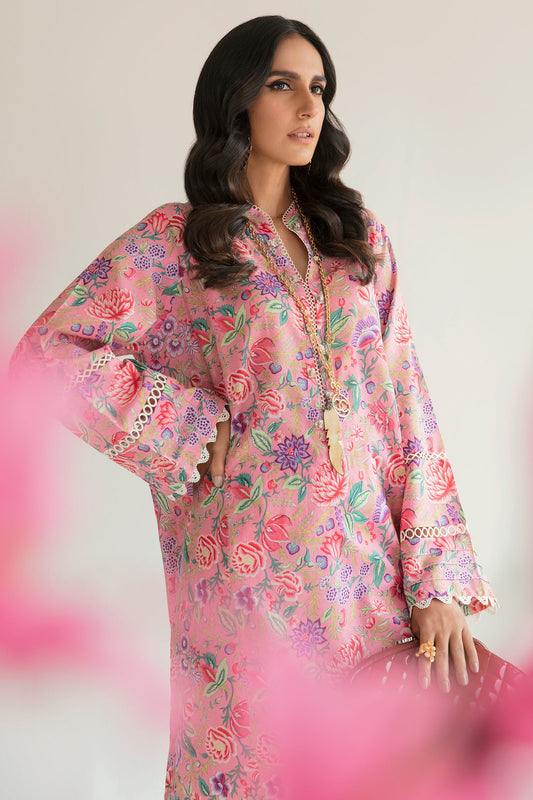 NIMA (ZRW-20942) | Zaha RTW Poplin Collection 2023 | Stitched Lawn Cambric Cotton Suits