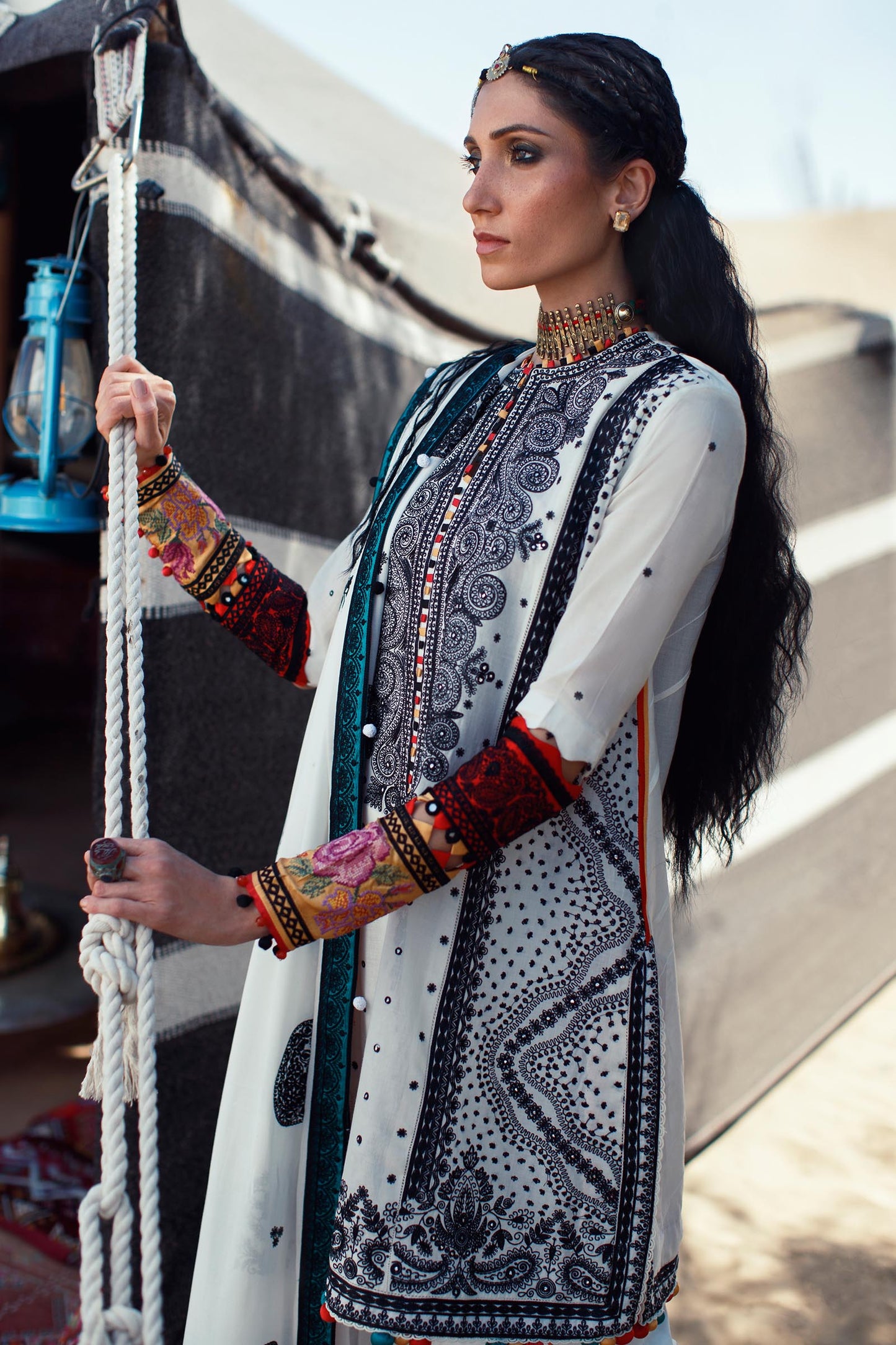 EL22-05 A (REEM) | Elan Lawn 2022 | Unstitched Embroidered Lawn Suit