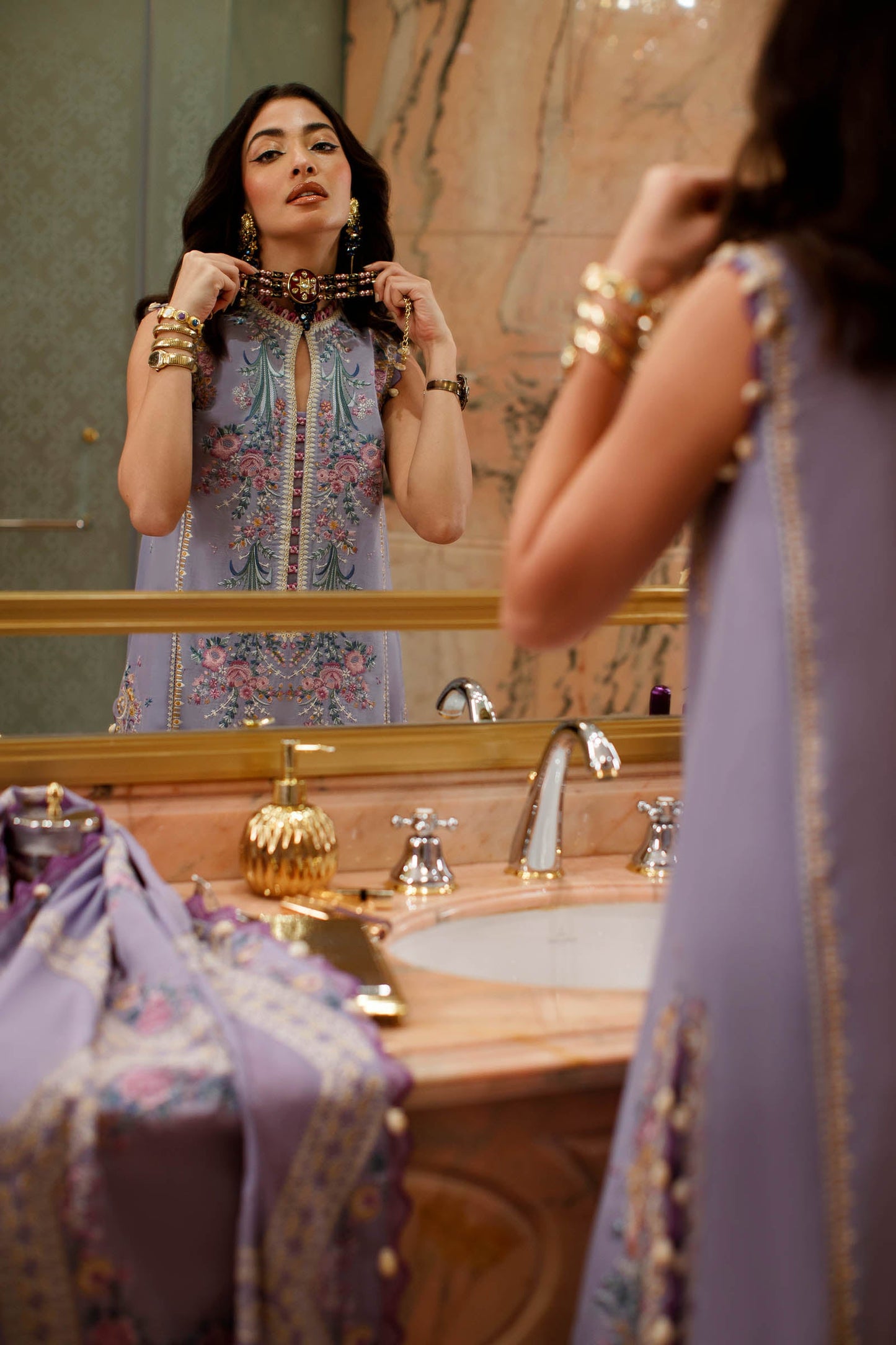EL22-12 B (AIREEN) | Elan Lawn 2022 | Unstitched Embroidered Lawn Suit