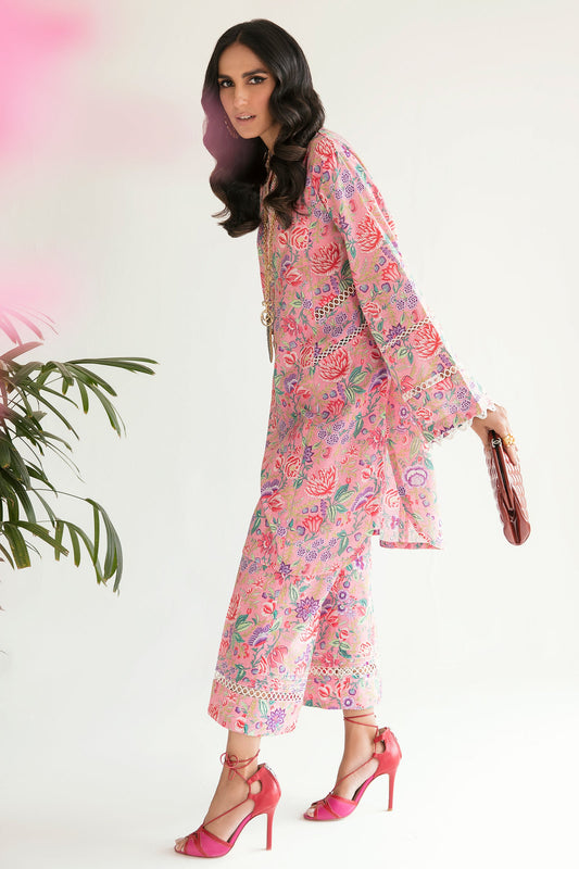 NIMA (ZRW-20942) | Zaha RTW Poplin Collection 2023 | Stitched Lawn Cambric Cotton Suits