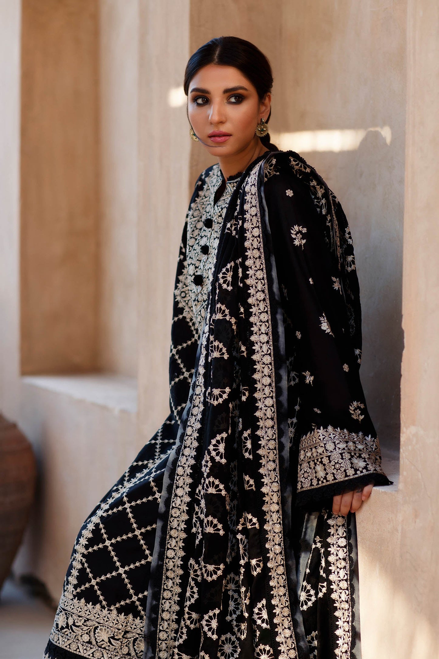 ROZHIN (ZL22-12 A) | Zaha Summer Lawn Collection 2022 | Unstitched Embroidered Lawn Suits