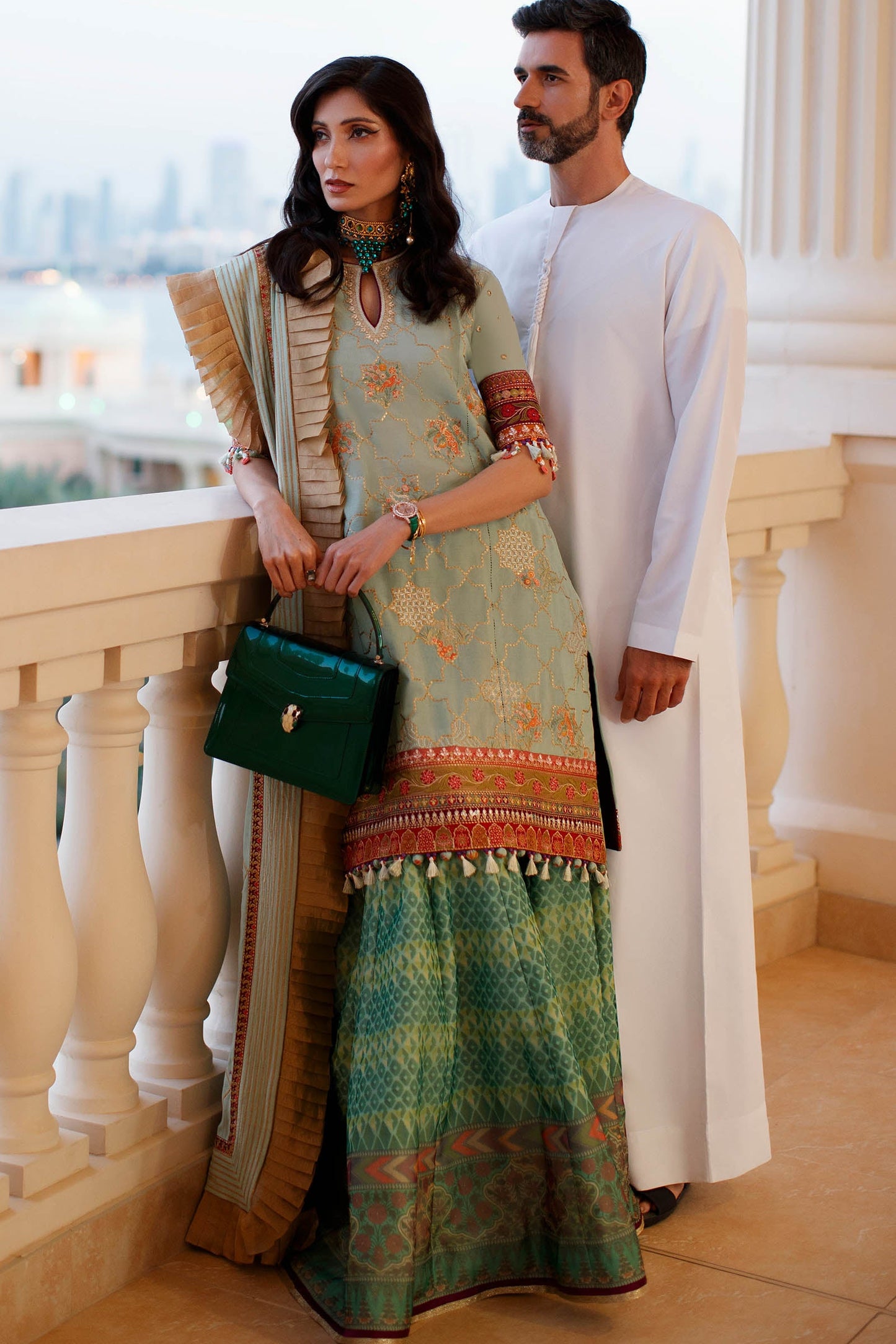 EL22-15 A (NADINE) | Elan Lawn 2022 | Unstitched Embroidered Lawn Suit