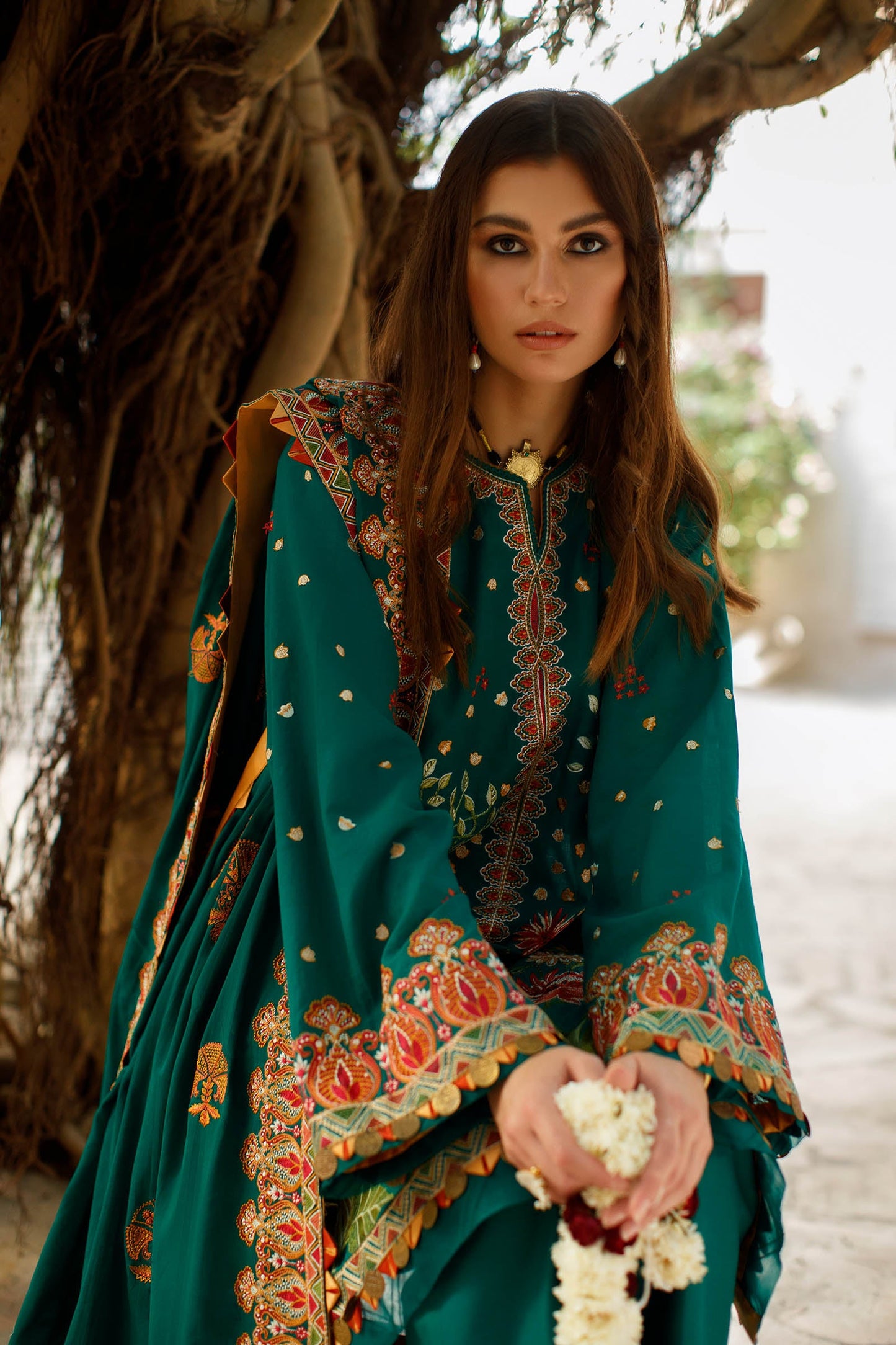 TAVOUS (ZL22-09 B) | Zaha Summer Lawn Collection 2022 | Unstitched Embroidered Lawn Suits