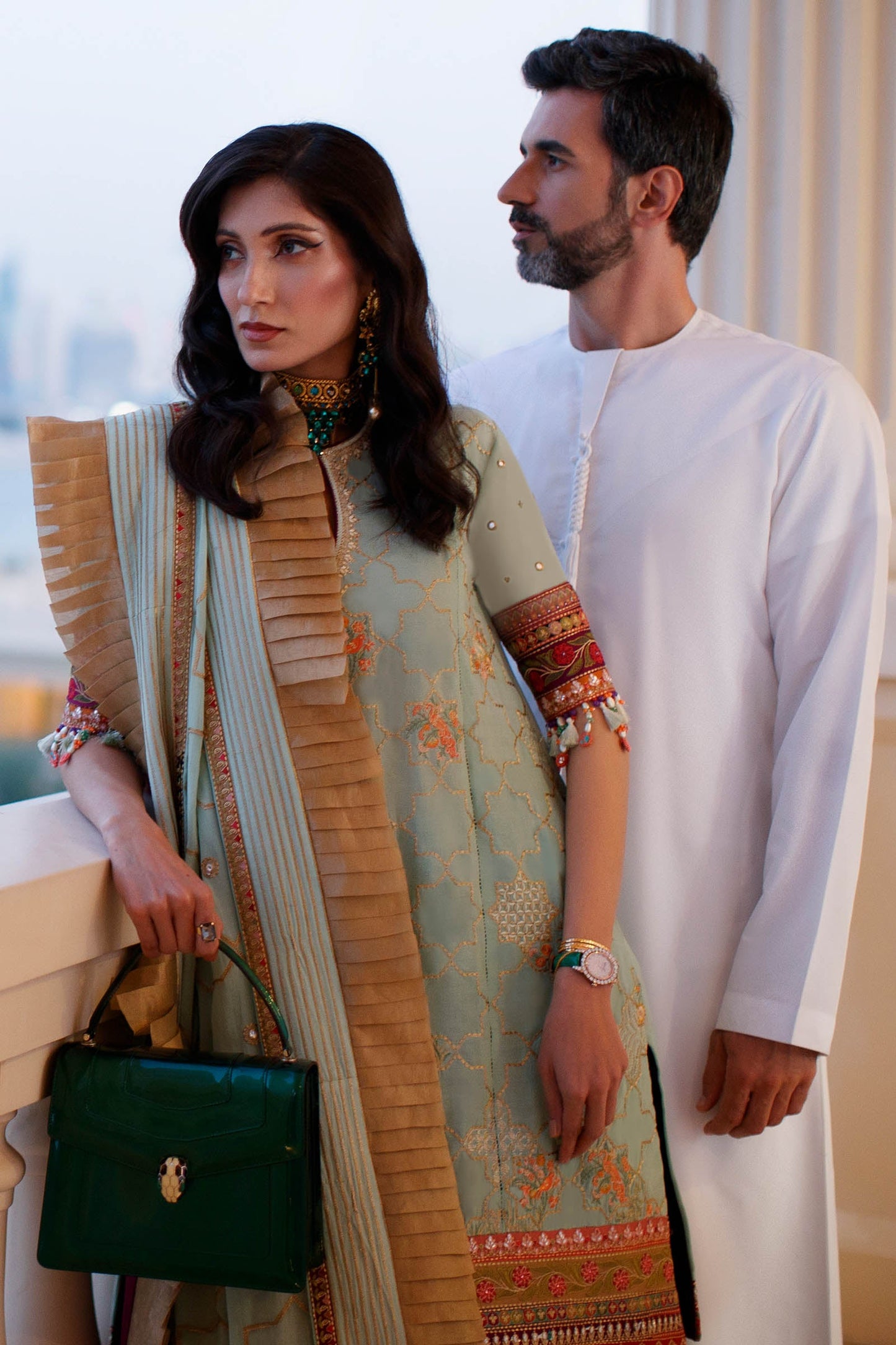EL22-15 A (NADINE) | Elan Lawn 2022 | Unstitched Embroidered Lawn Suit