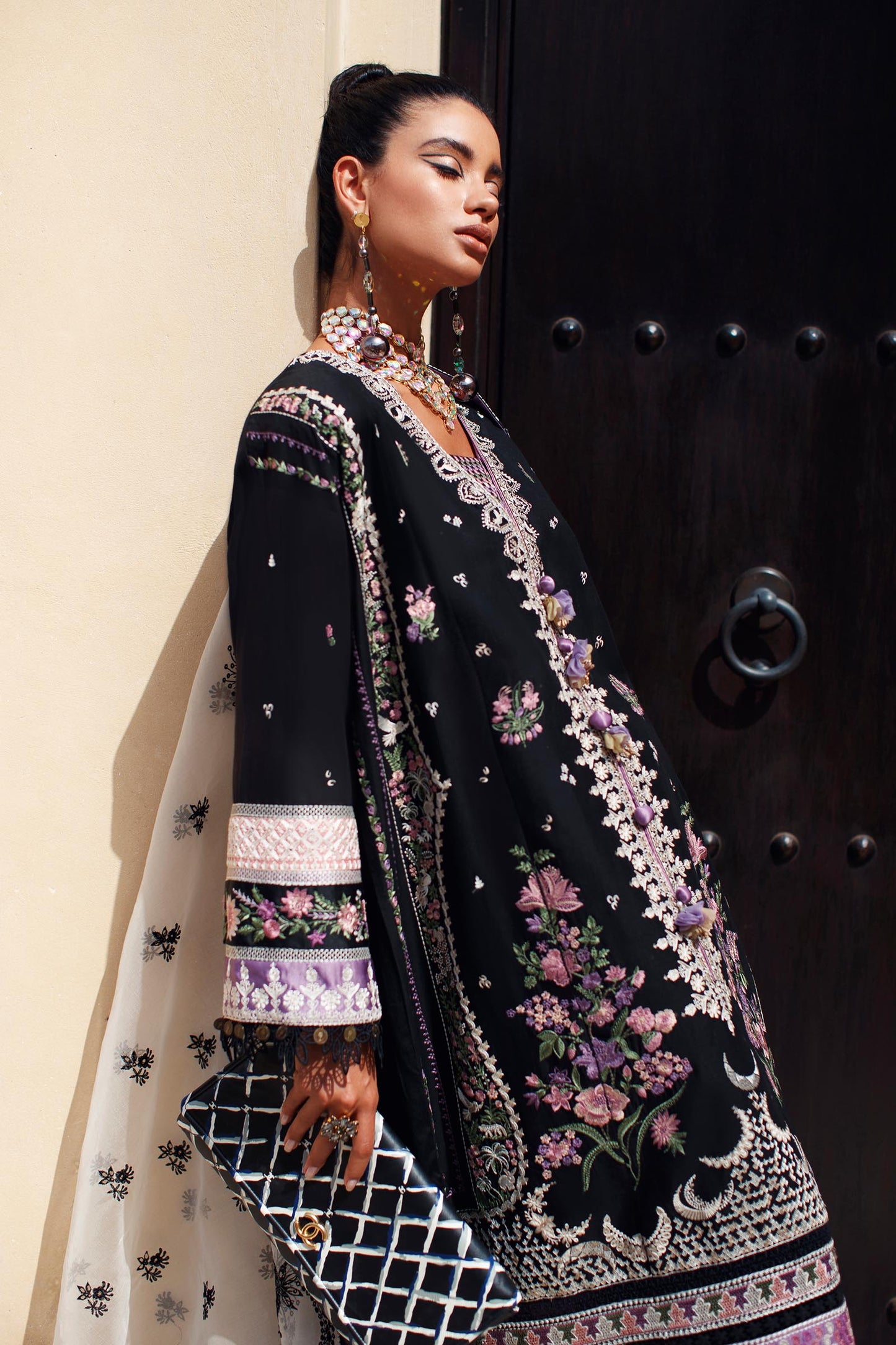 EL22-02 A (ZENEL) | Elan Lawn 2022 | Unstitched Embroidered Lawn Suit