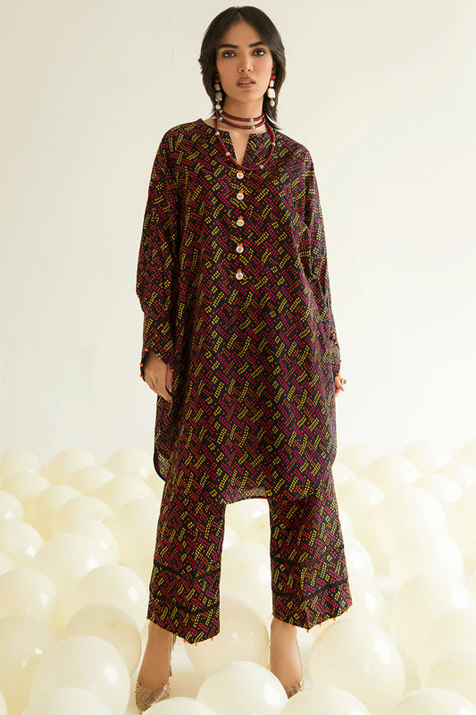 EMRE (ZRW-20917) | Zaha RTW Poplin Collection 2023 | Stitched Lawn Cambric Cotton Suits