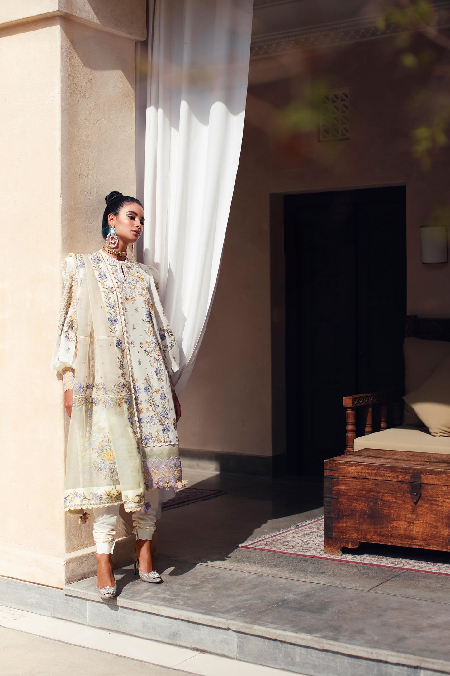 EL22-11 B (NEZIHA) | Elan Lawn 2022 | Unstitched Embroidered Lawn Suit