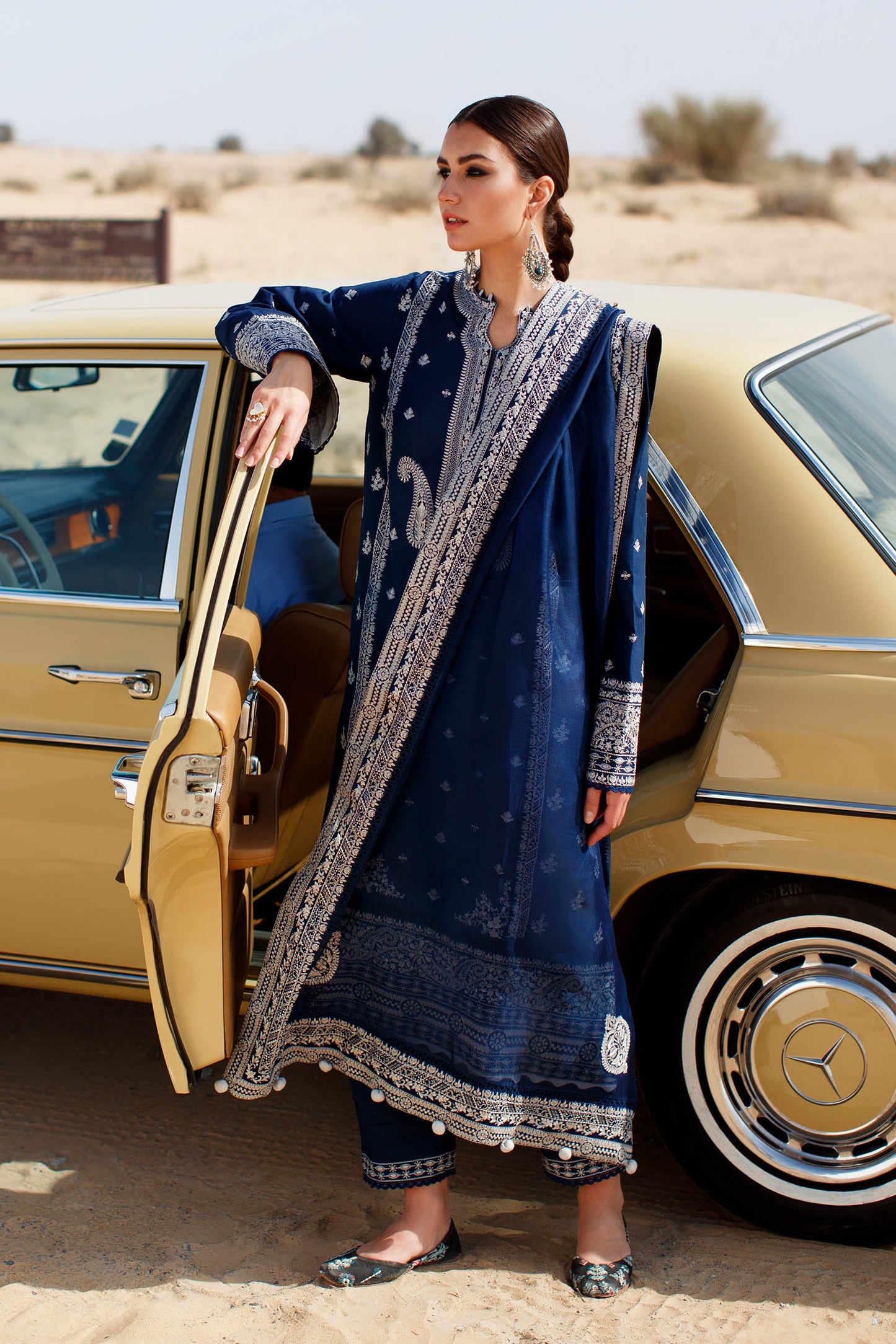 NEGIN (ZL22-14 B) | Zaha Summer Lawn Collection 2022 | Unstitched Embroidered Lawn Suits