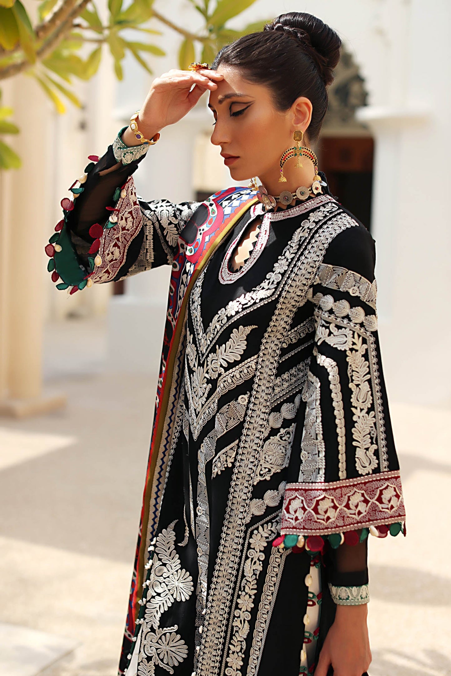 EL22-03 B (QISTINA) | Elan Lawn 2022 | Unstitched Embroidered Lawn Suit