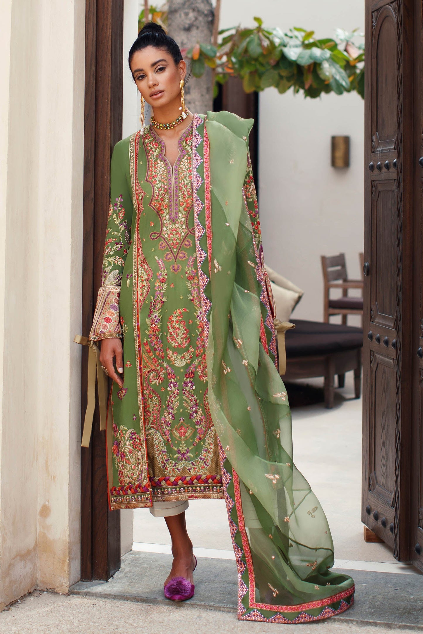 EL22-06 A (ELNAZ) | Elan Lawn 2022 | Unstitched Embroidered Lawn Suit