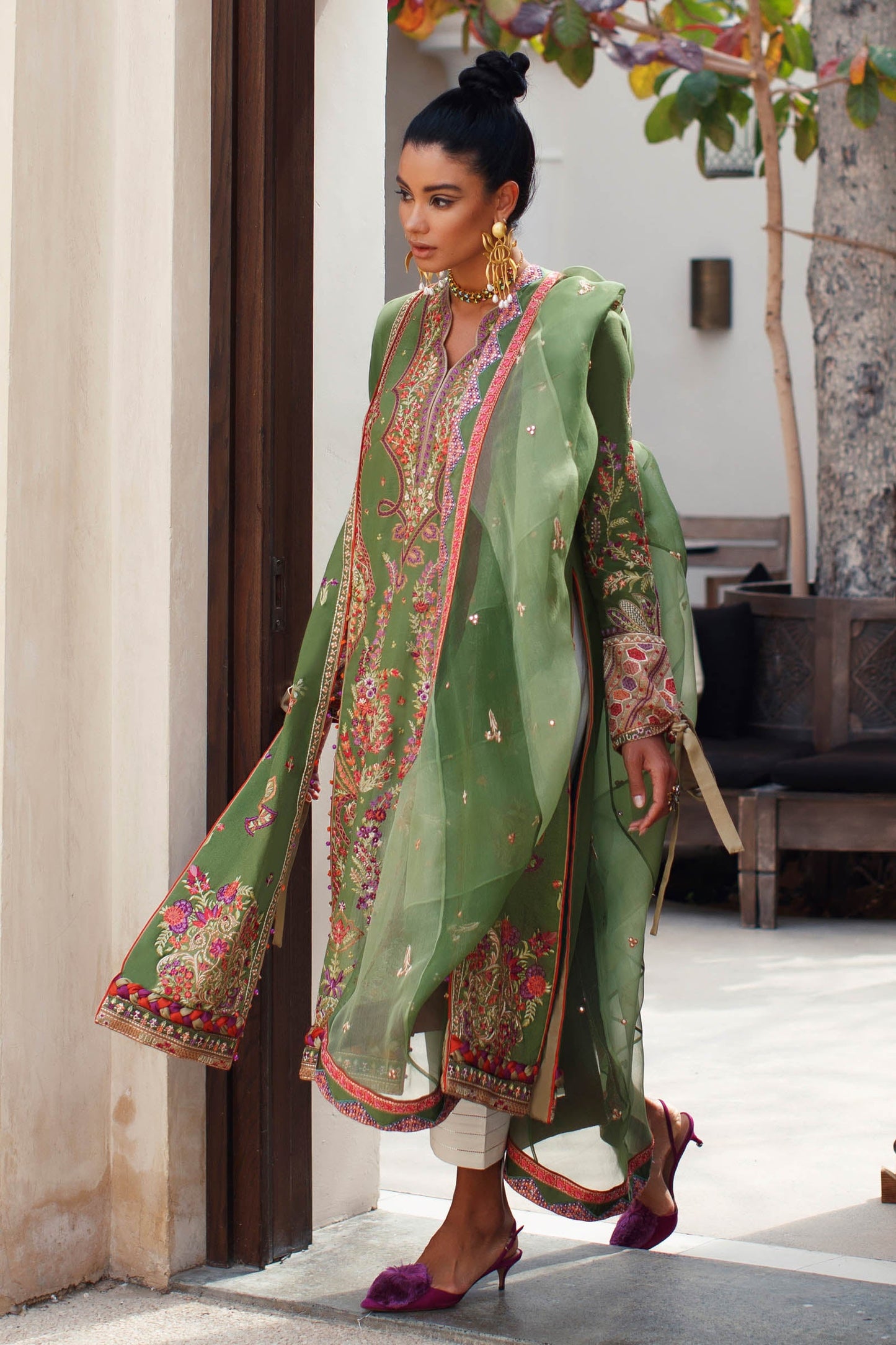 EL22-06 A (ELNAZ) | Elan Lawn 2022 | Unstitched Embroidered Lawn Suit