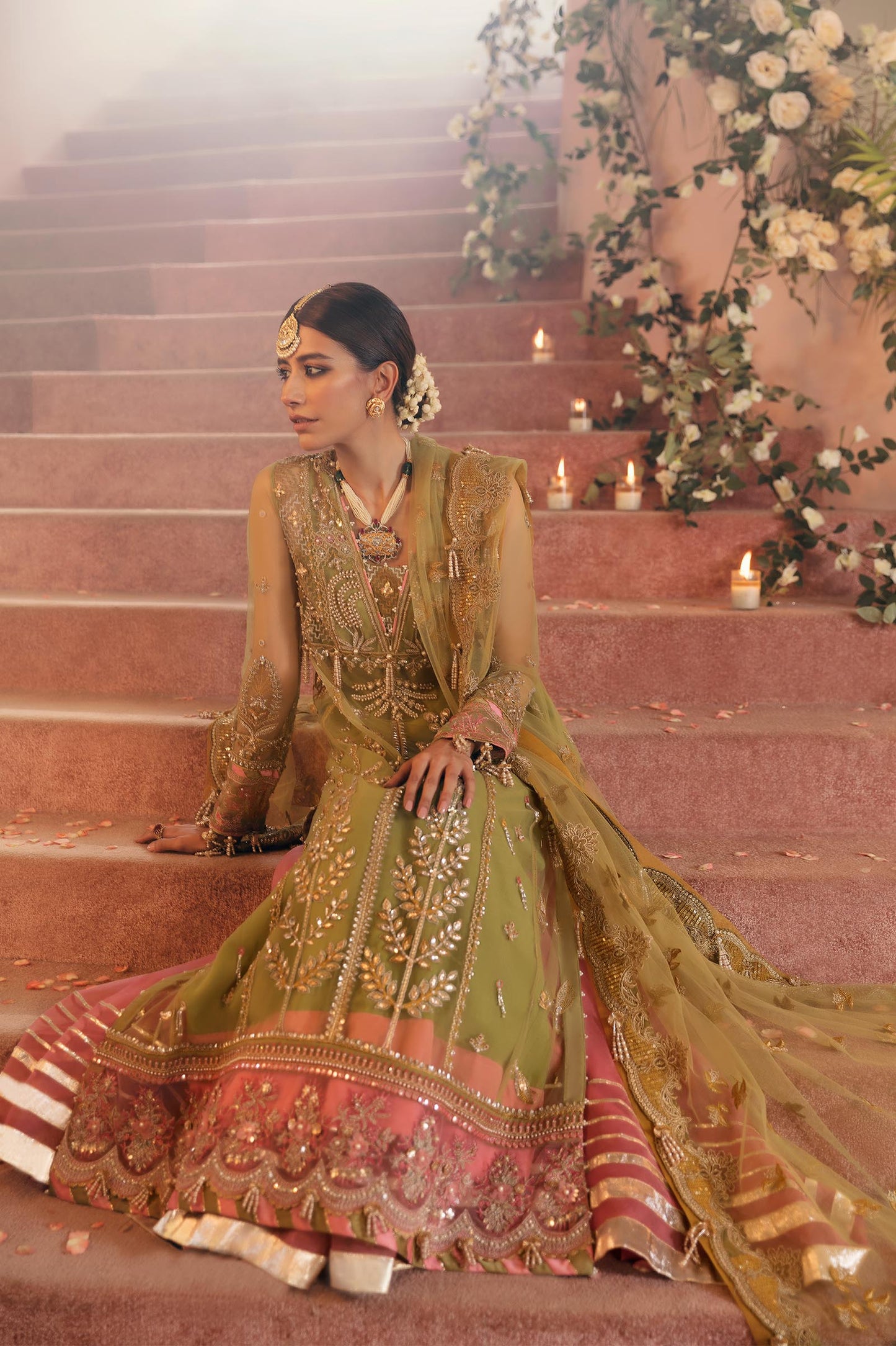 MEHZEBEEN (ZC22-04) | Zaha Gossamer Collection 2022 | Unstitched Embroidered Net Suit