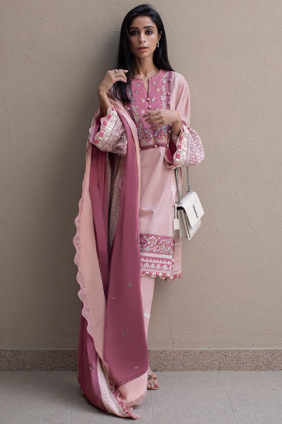 AVIZEH (ZL22-15 A) | Zaha Summer Lawn Collection 2022 | Unstitched Embroidered Lawn Suits