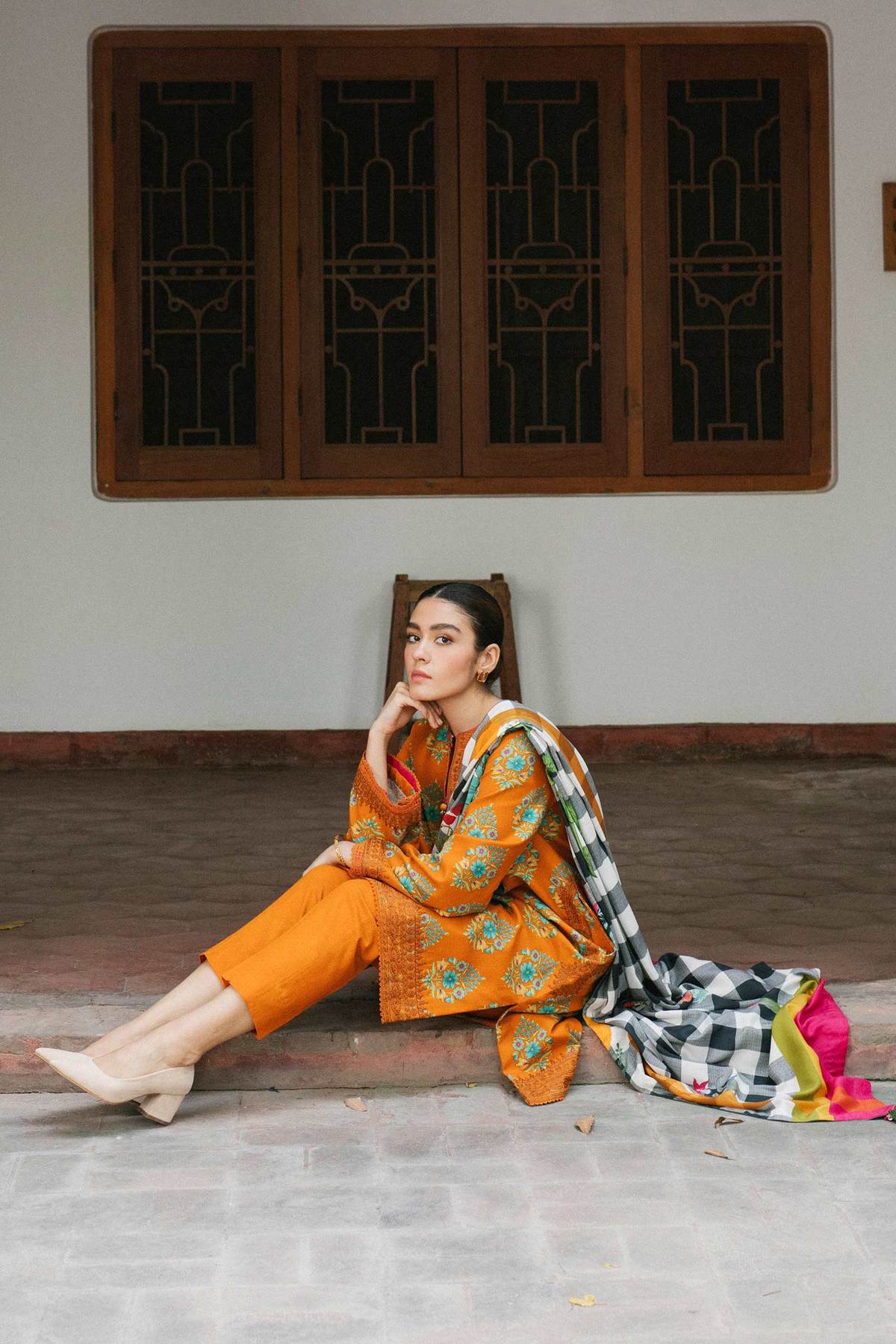 ZW21-3A | Zara Shahjahan Coco Winter 2021 Collection | Unstitched Embroidered Khaddar Suits