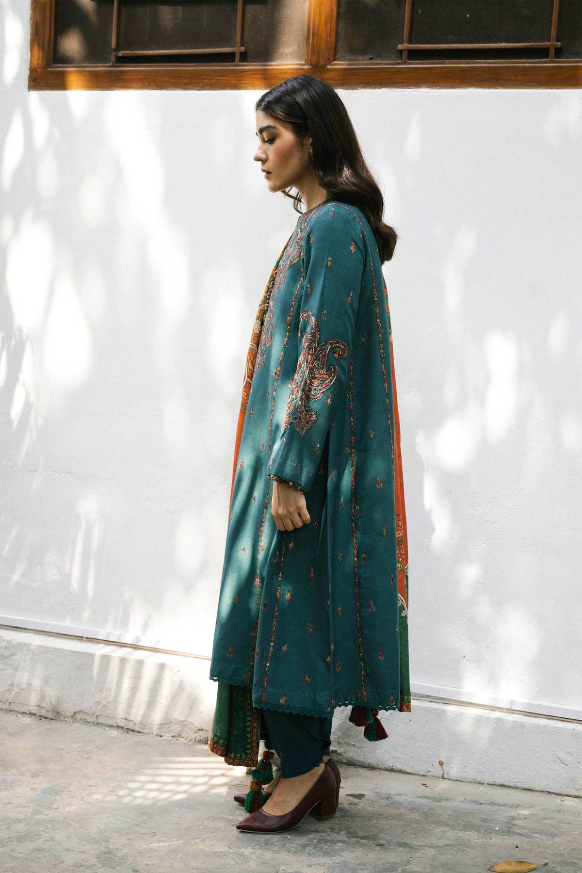ZW21-7A | Zara Shahjahan Coco Winter 2021 Collection | Unstitched Embroidered linen Suits