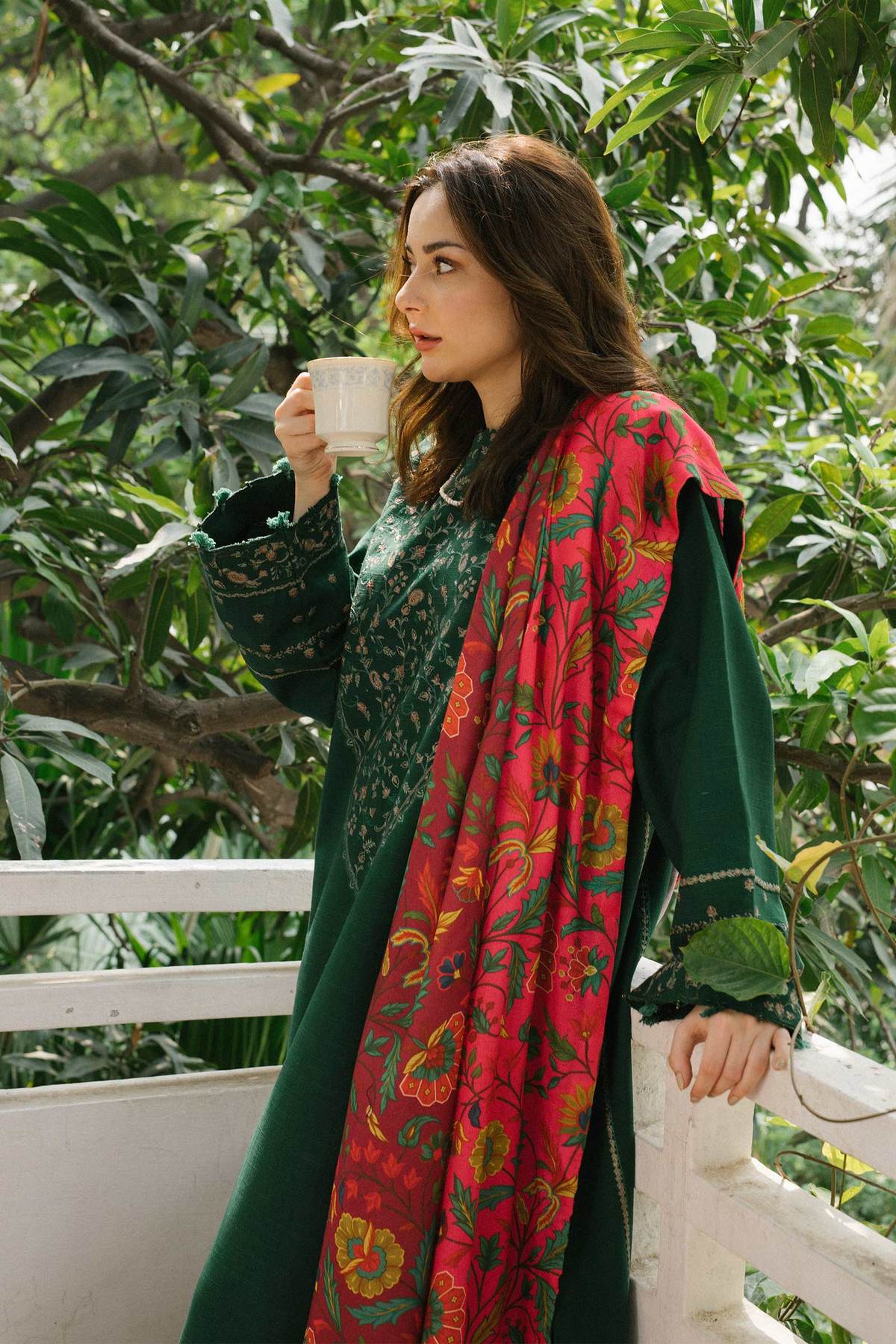 ZW21-8A | Zara Shahjahan Coco Winter 2021 Collection | Unstitched Embroidered Light Khaddar Suits