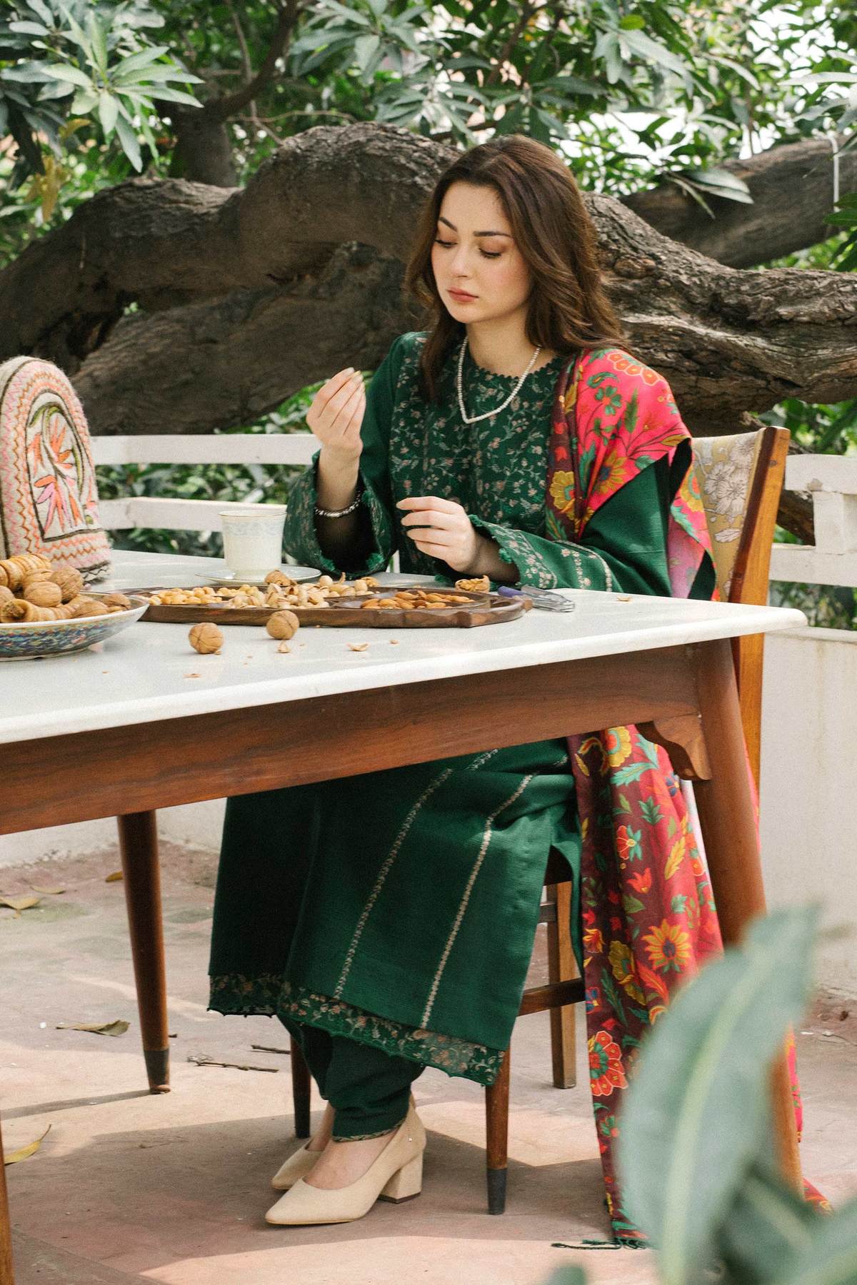 ZW21-8A | Zara Shahjahan Coco Winter 2021 Collection | Unstitched Embroidered Light Khaddar Suits