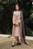 ZW22-3A | Zara Shahjahan Coco Winter Collection 2022 | Unstitched Embroidered Khaddar Linen Suits