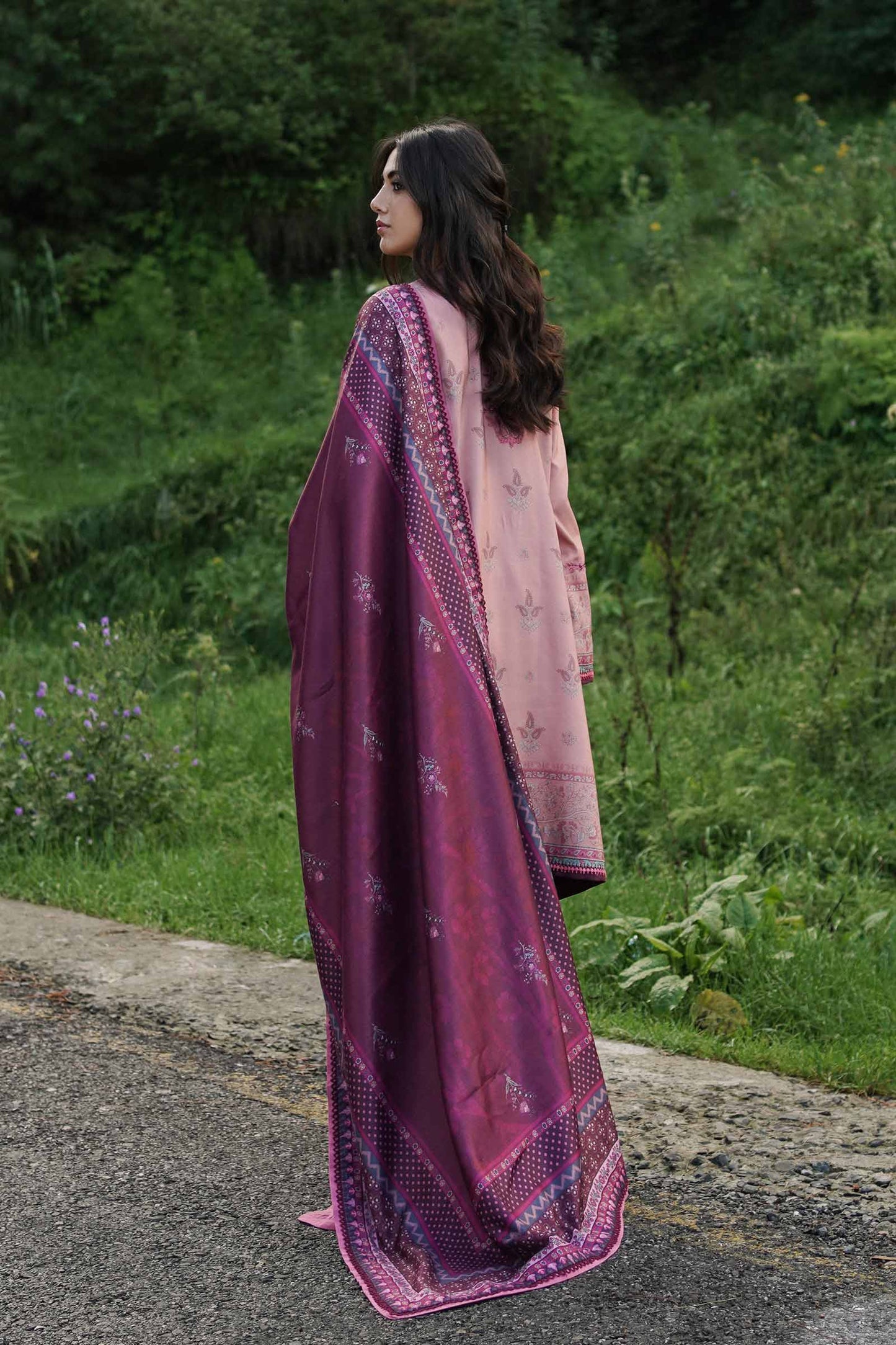 ZW22-4B | Zara Shahjahan Coco Winter Collection 2022 | Unstitched Embroidered Khaddar Linen Suits