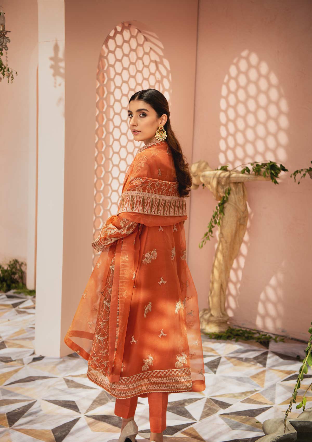 MYSTIQUE - LOOK 08 | AIK Atelier Festive Mystique Organza & Tule 2021 Collection | Unstitched Embroidered Organza Suits
